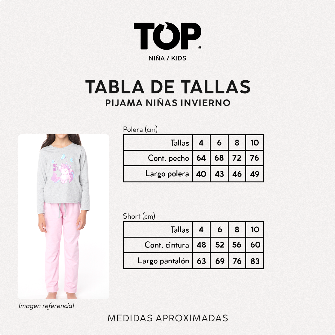 Pijama Largo Niña Algodón Invierno Harry Potter C1 Top-3