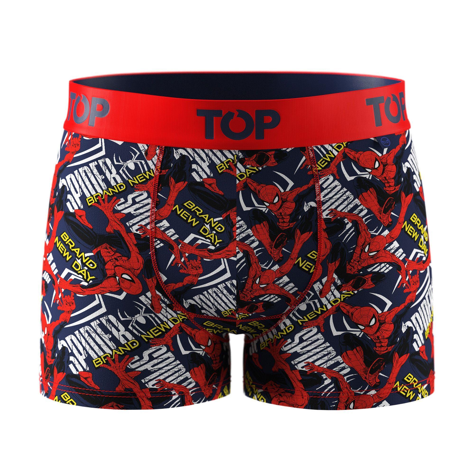 BÓXER NIÑO ALGODÓN MARVEL PACK 4 C17 TOP-1