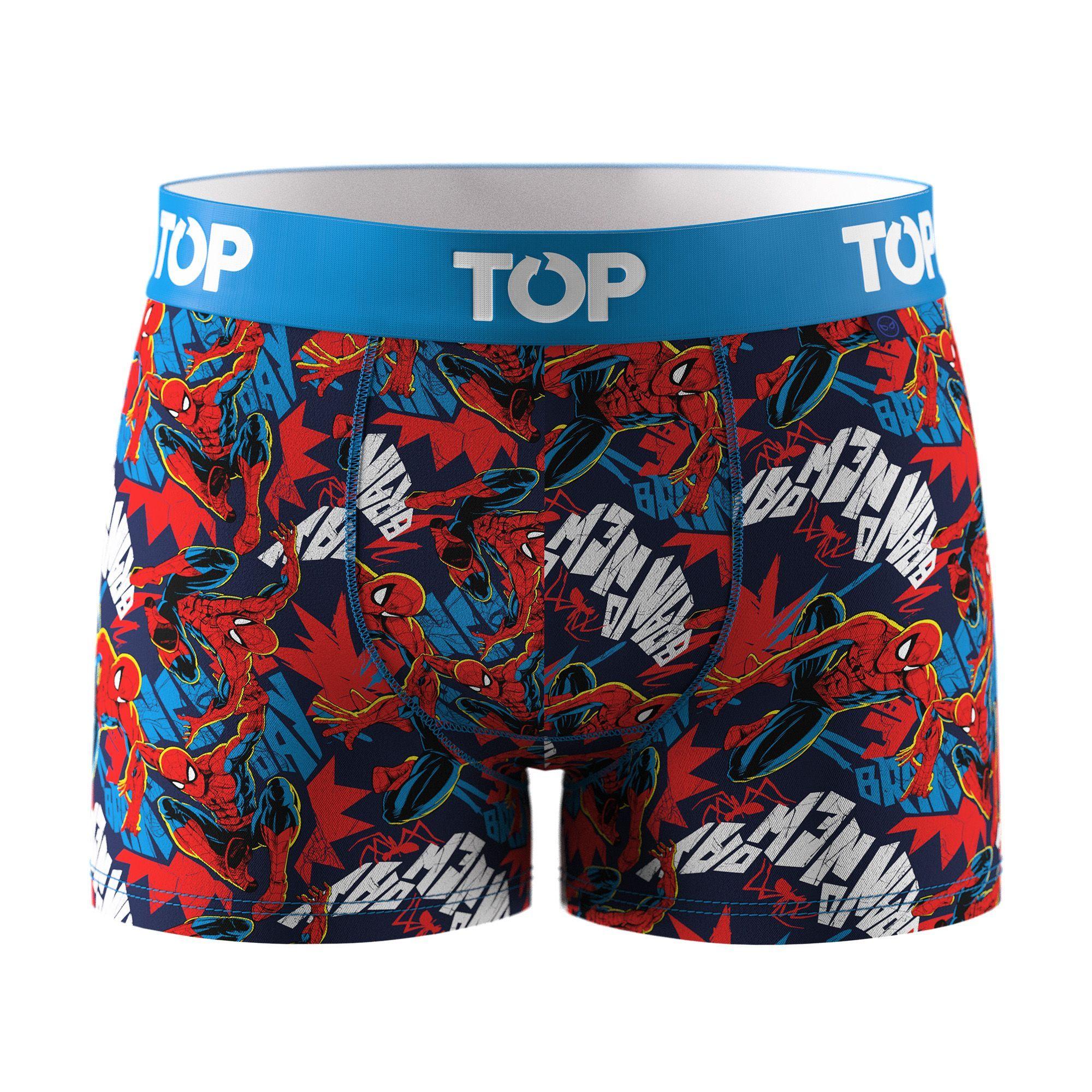 BÓXER NIÑO ALGODÓN MARVEL PACK 4 C17 TOP-4