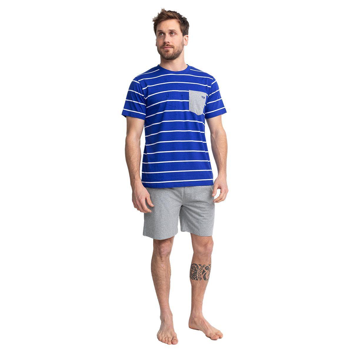 Pijama Algodón Hombre Verano C5 Top-0