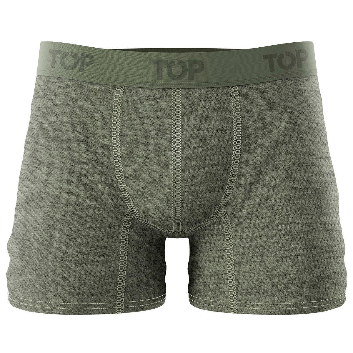 Bóxer Medio Algodón Color Pack 4 PK C16 Top-2