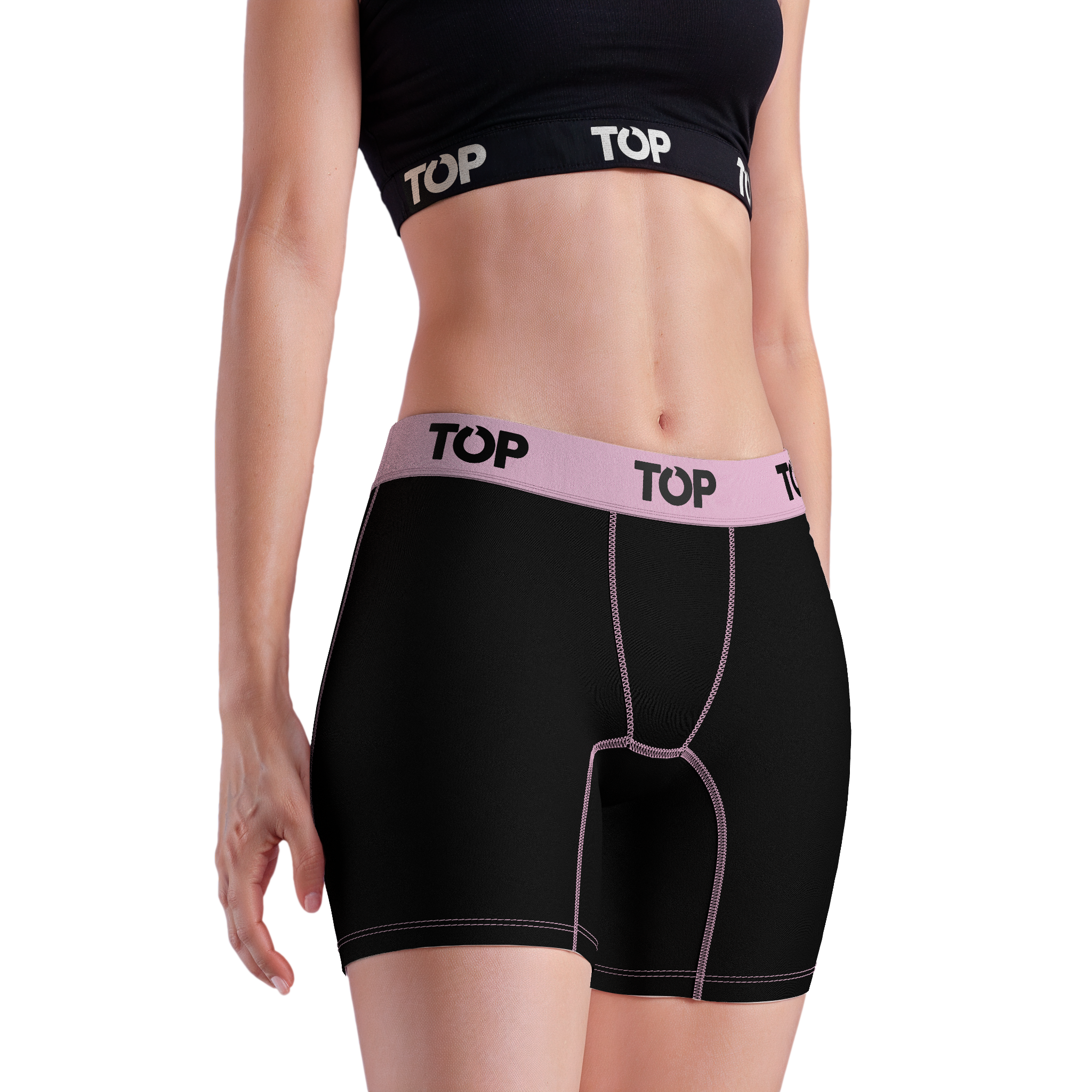 Bóxer Mujer Medio Algodón Pack 3 C8 TOP-1