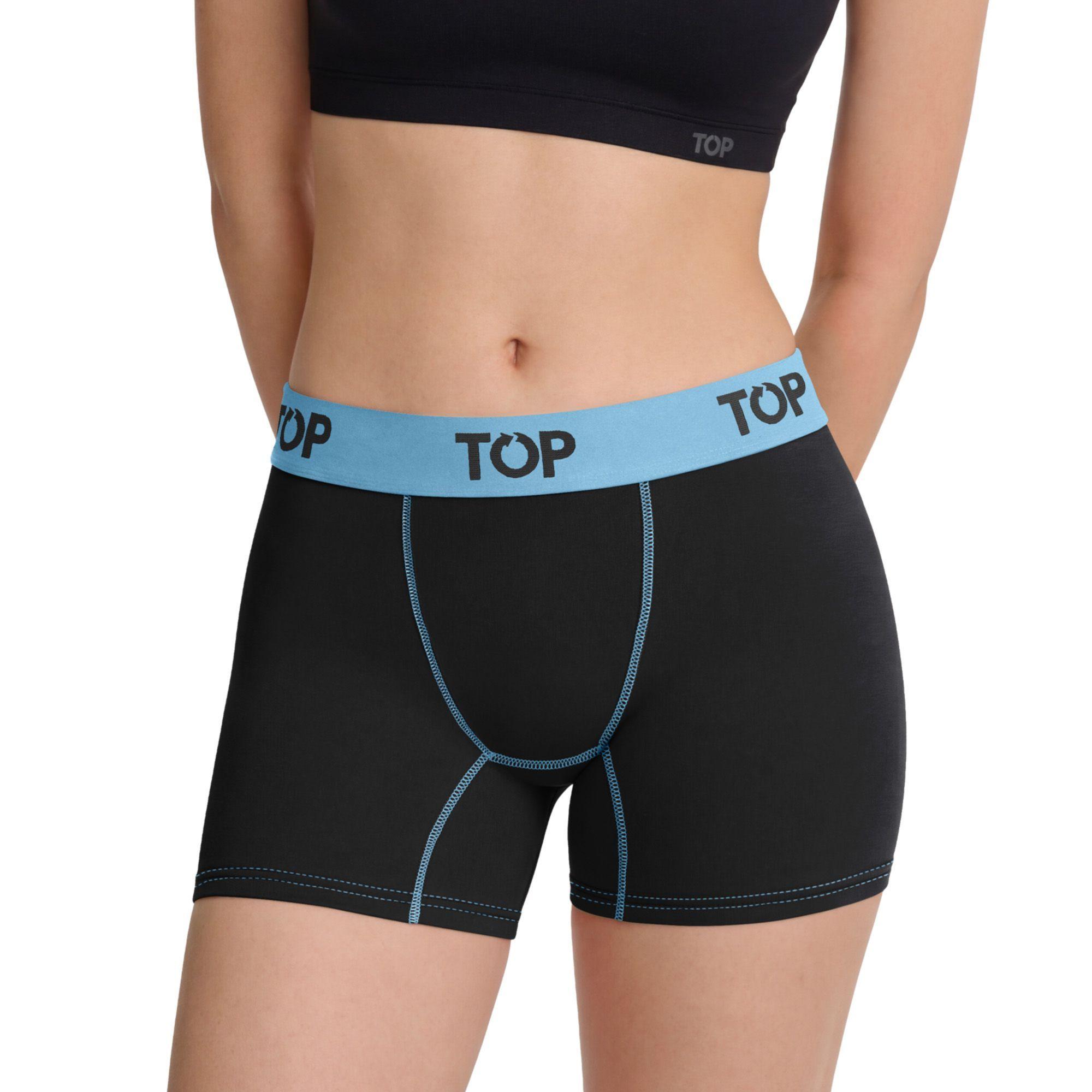 Bóxer Mujer Medio Algodón Pack 3 C8 TOP-4