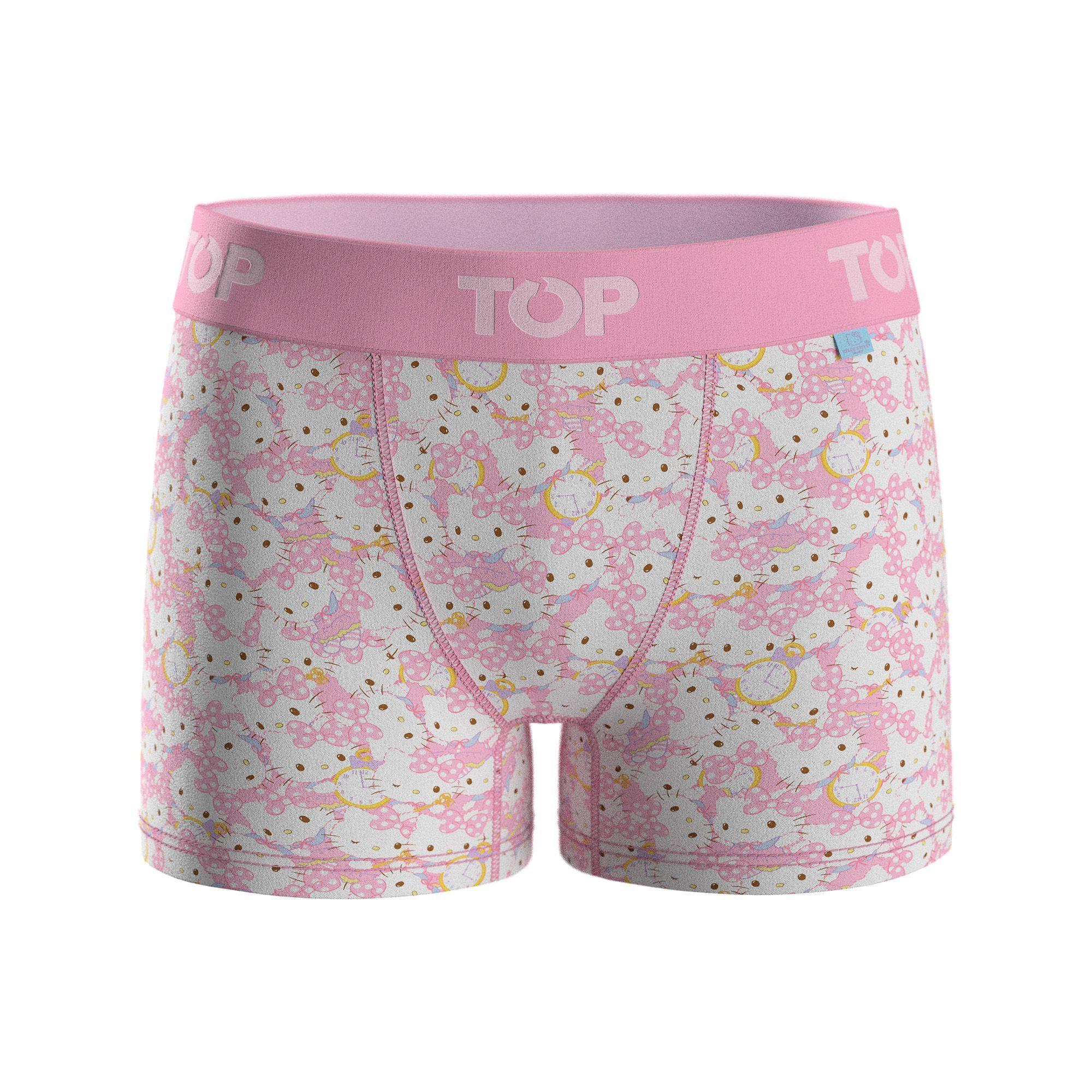 Bóxer Medio NIÑA Algodón Pack 4 Hello Kitty C2 TOP-2