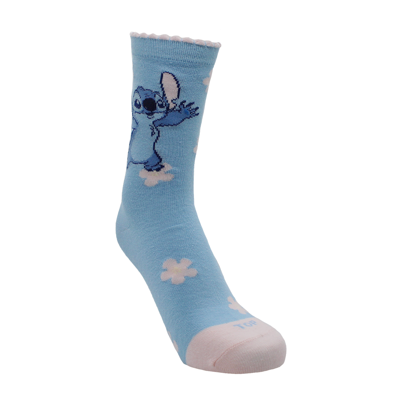 CALCETINES LARGOS MUJER ALGODÓN PACK 2 STITCH  C1 TOP-1