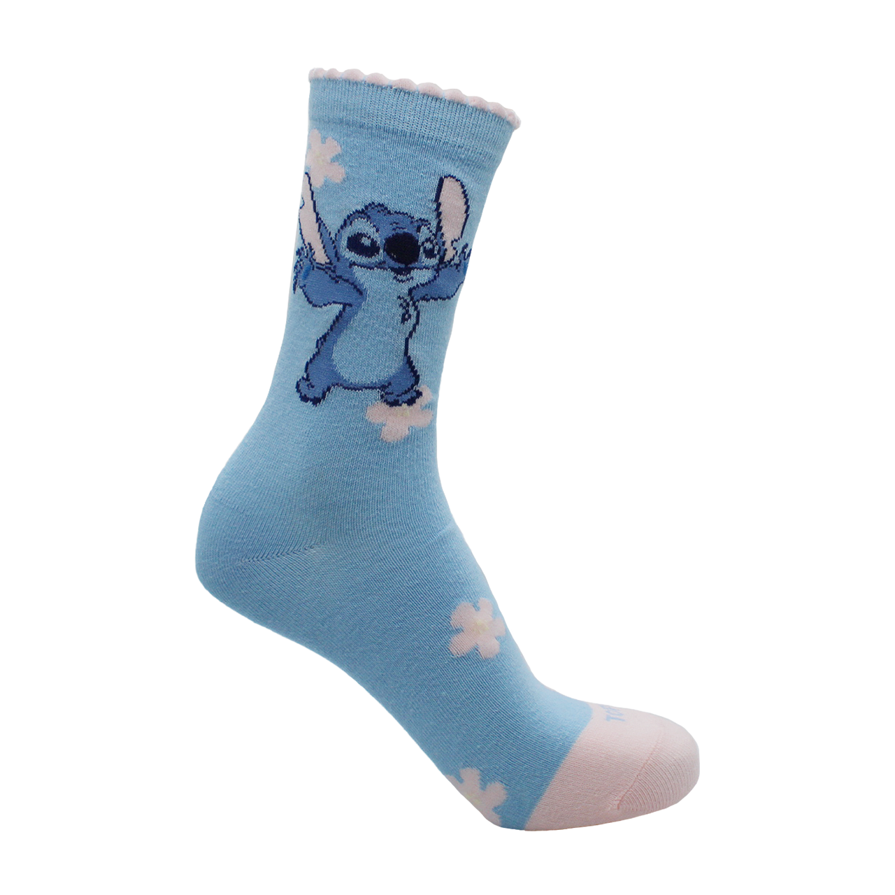 CALCETINES LARGOS MUJER ALGODÓN PACK 2 STITCH  C1 TOP-2