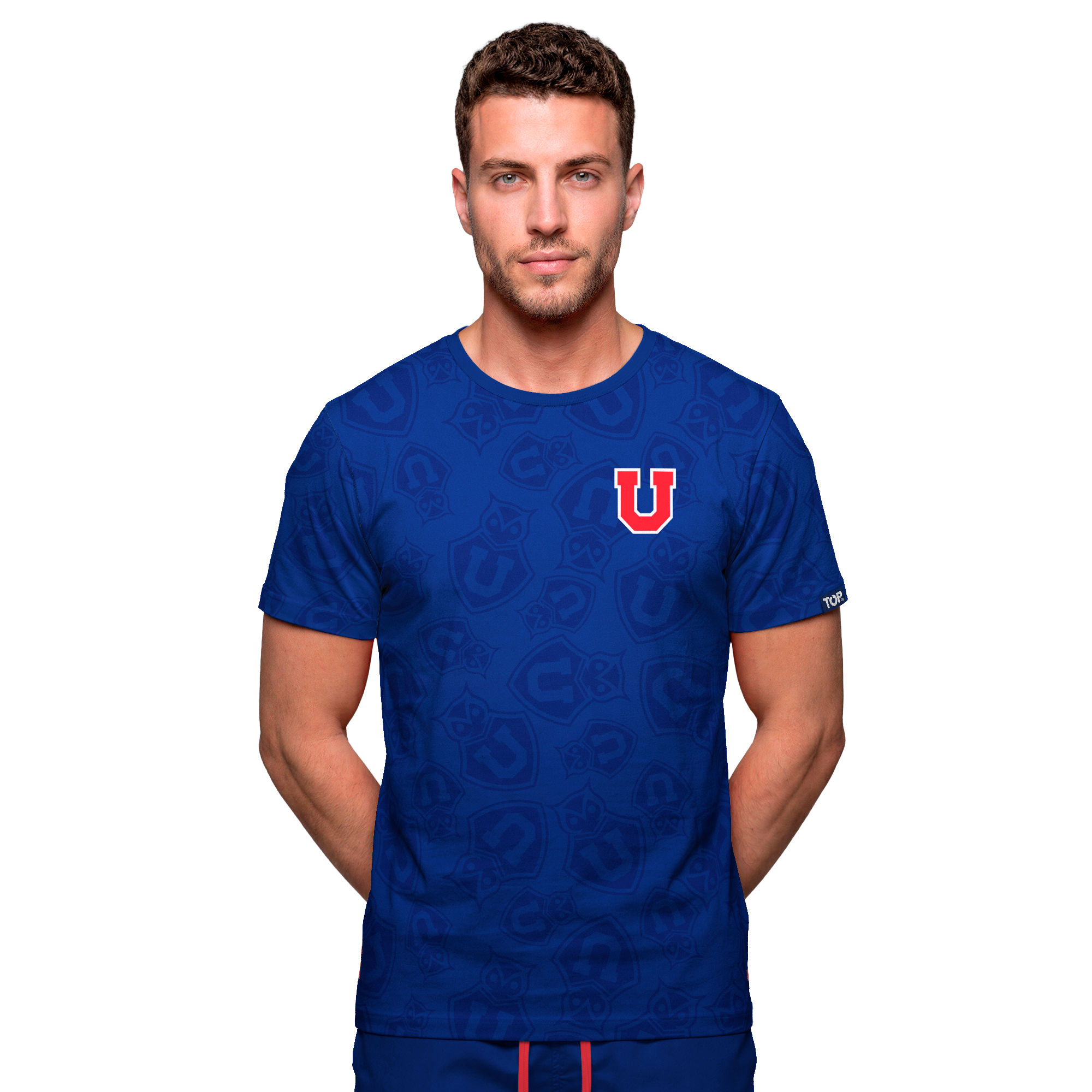 Pijama Hombre Algodón Verano Universidad de Chile C2 TOP-2