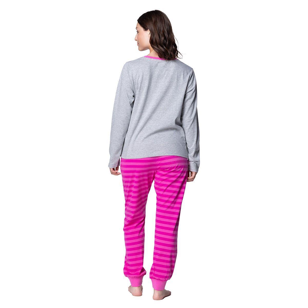 Pijama Largo Mujer Algodón Invierno Hello Kitty C3 TOP-1