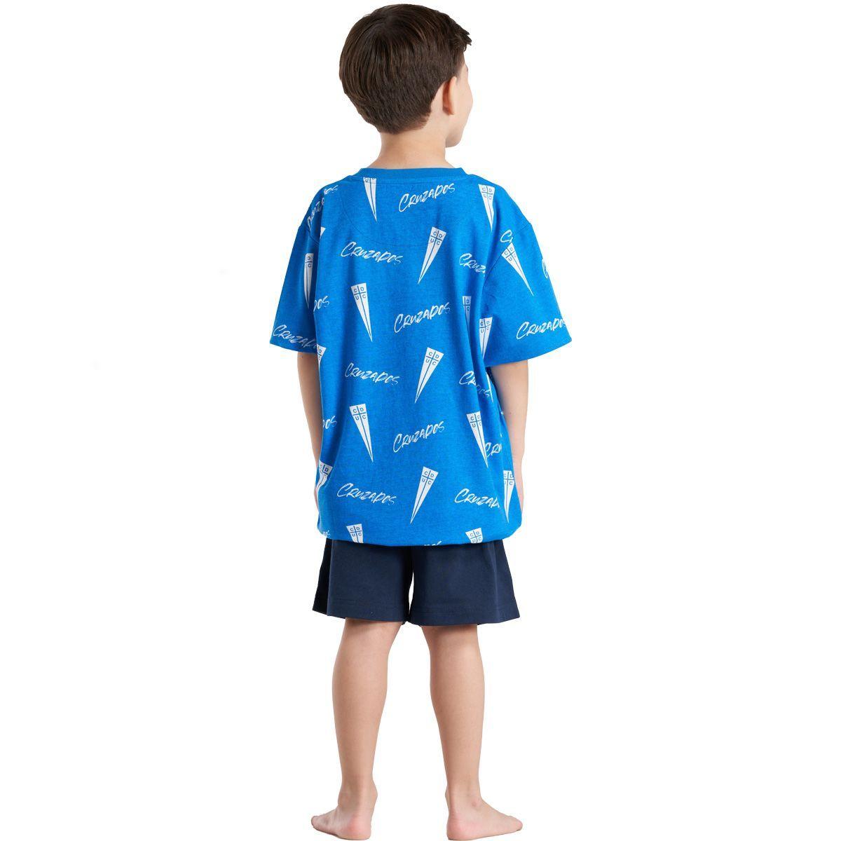 Pijama Algodón Niño Verano Universidad Católica C1 Top-1