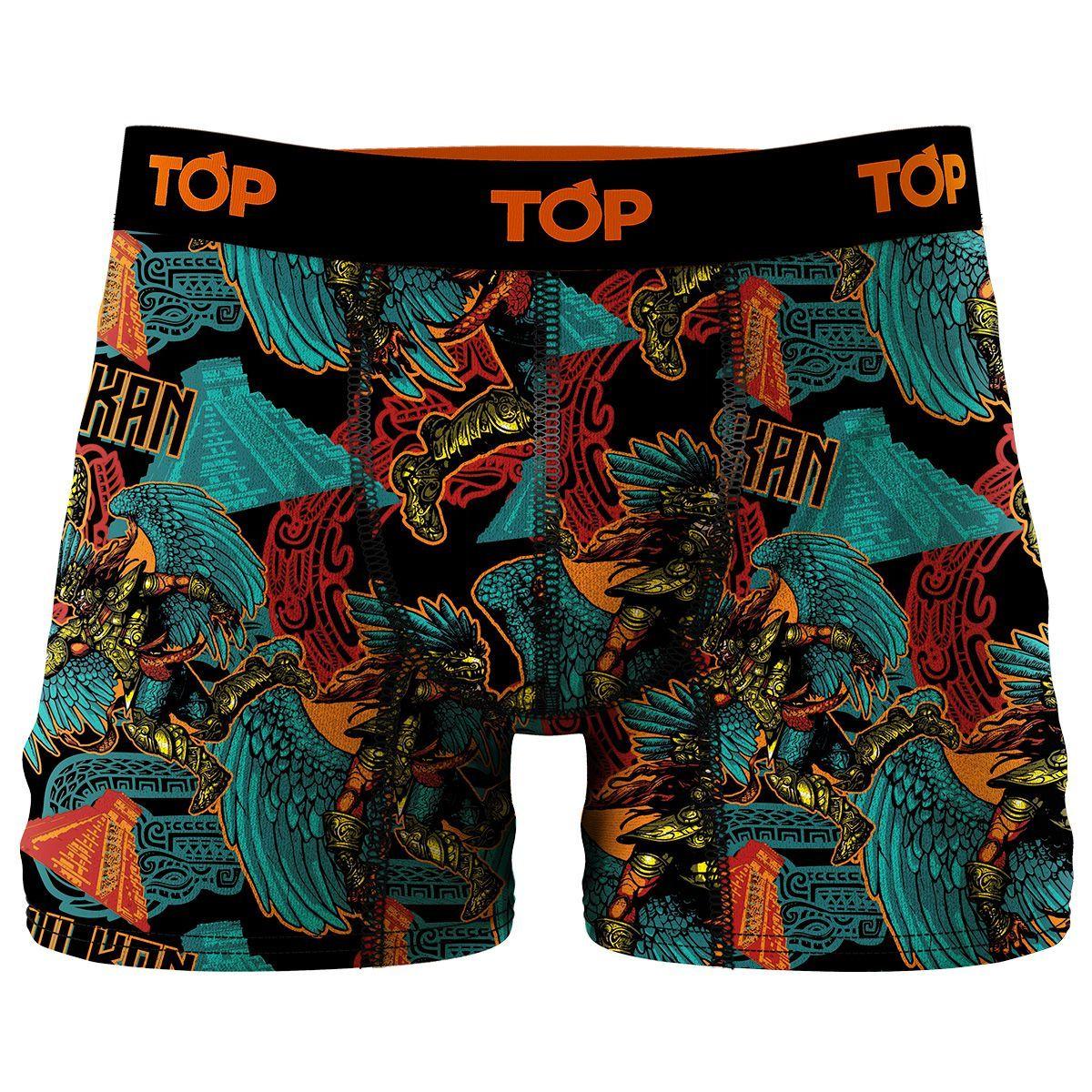 Bóxer Medio Algodón Pack 3 Dioses Mayas Top-1