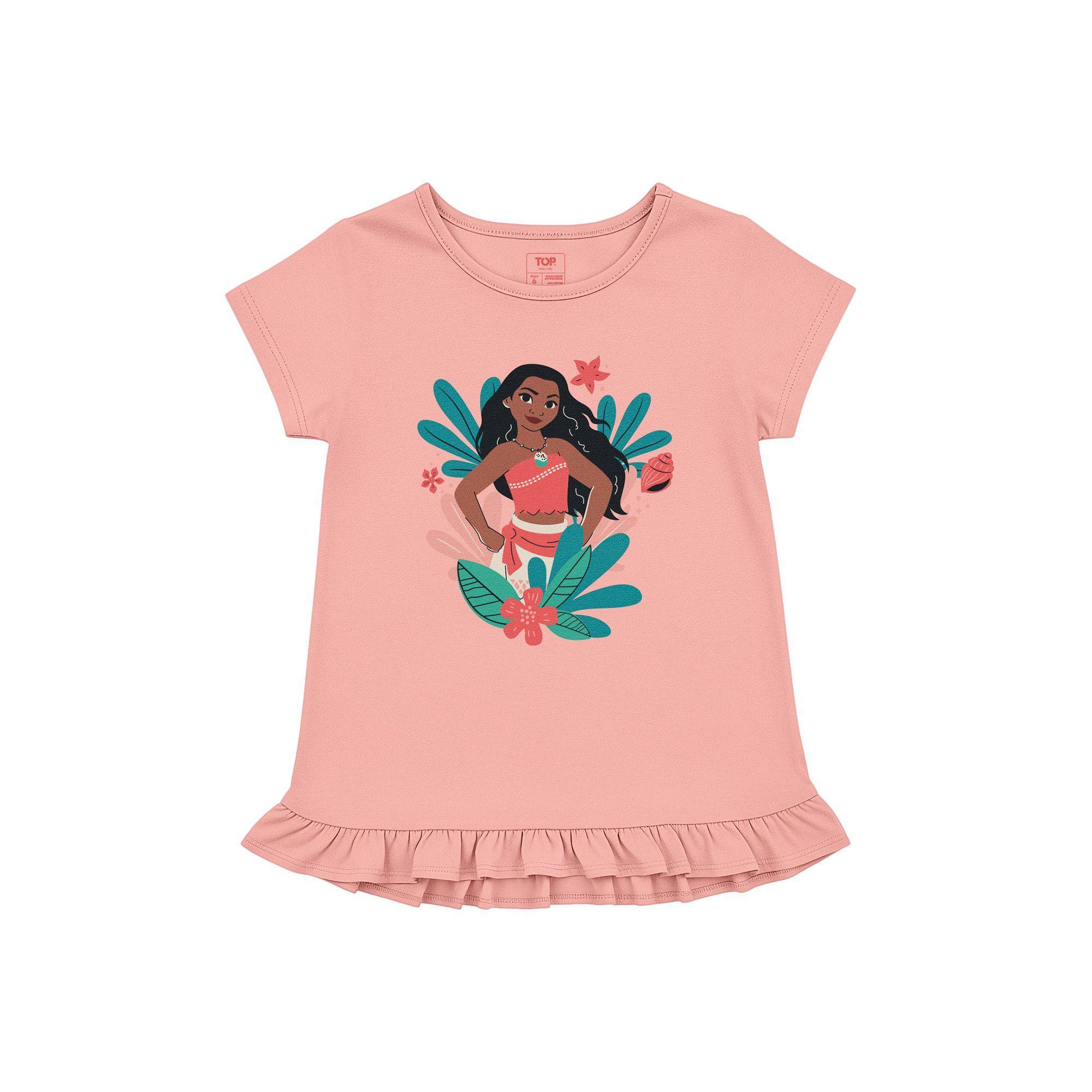 PIJAMA NIÑA ALGODÓN VERANO MOANA C2 TOP-1