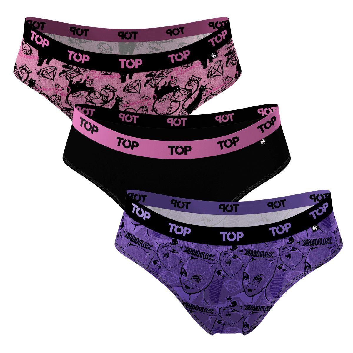 Calzón Bikini Algodón DC Pack 3 C6 Top-0