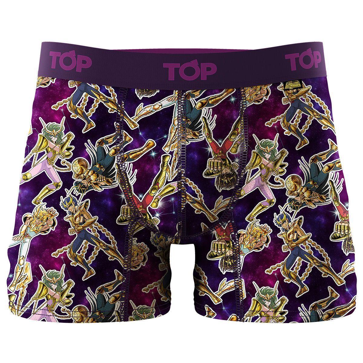 Bóxer Medio Microfibra Caballeros Del Zodiaco Pack 3 C1 Top-1