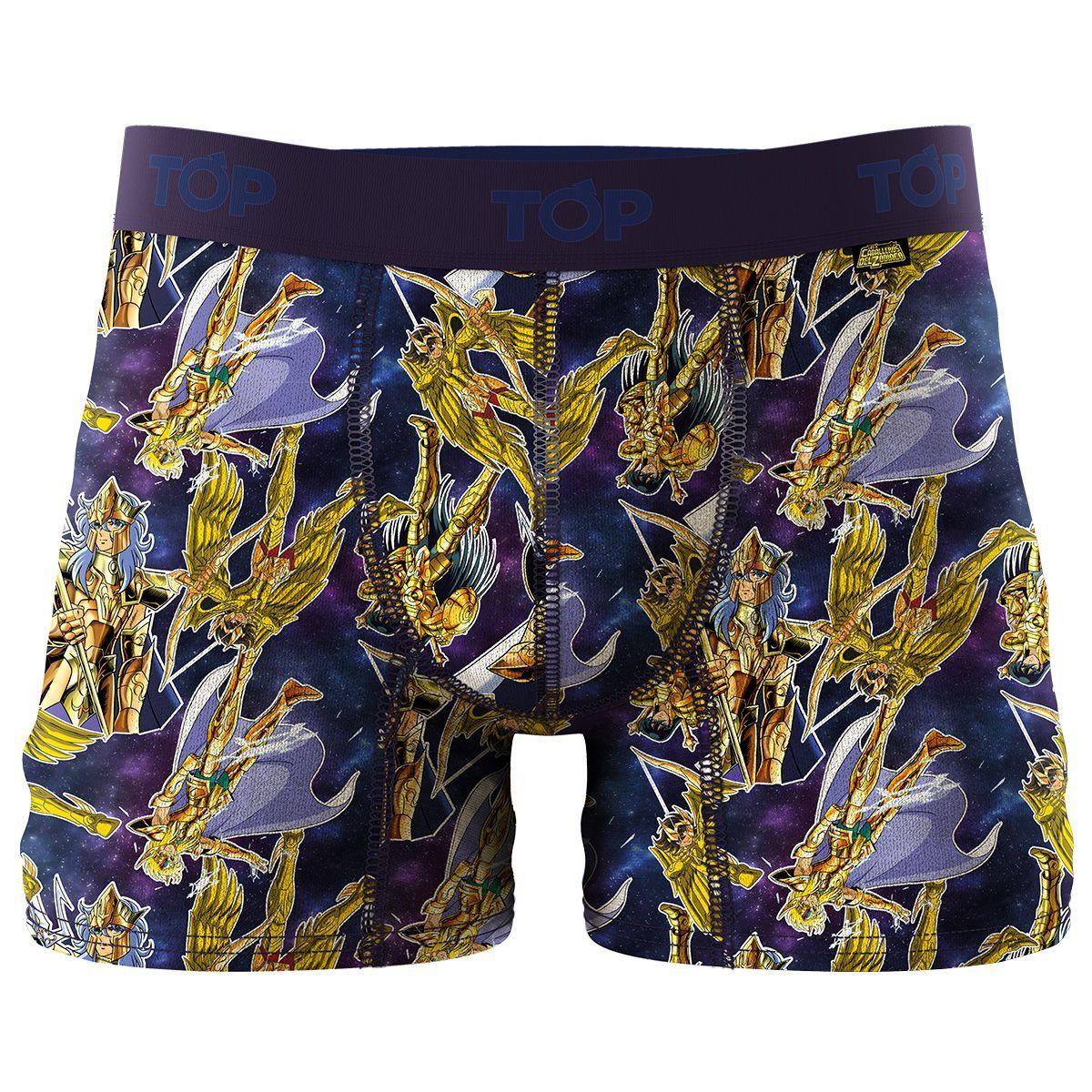 Bóxer Medio Microfibra Caballeros Del Zodiaco Pack 3 C1 Top-3