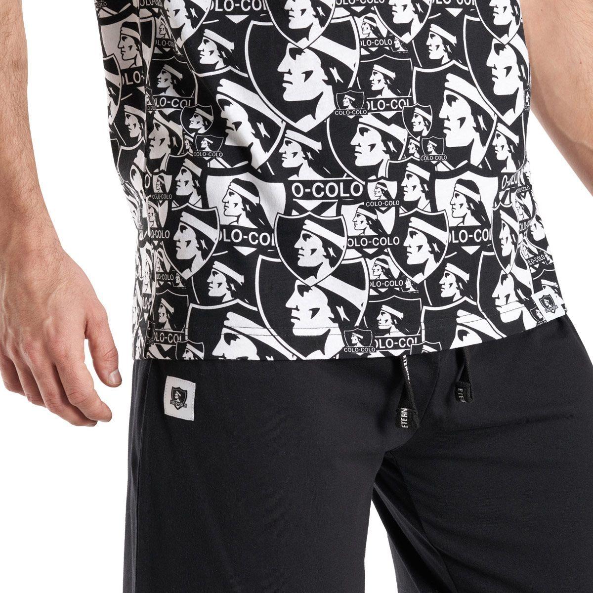 Pijama Algodón Hombre Verano Colo Colo C1 Top-2