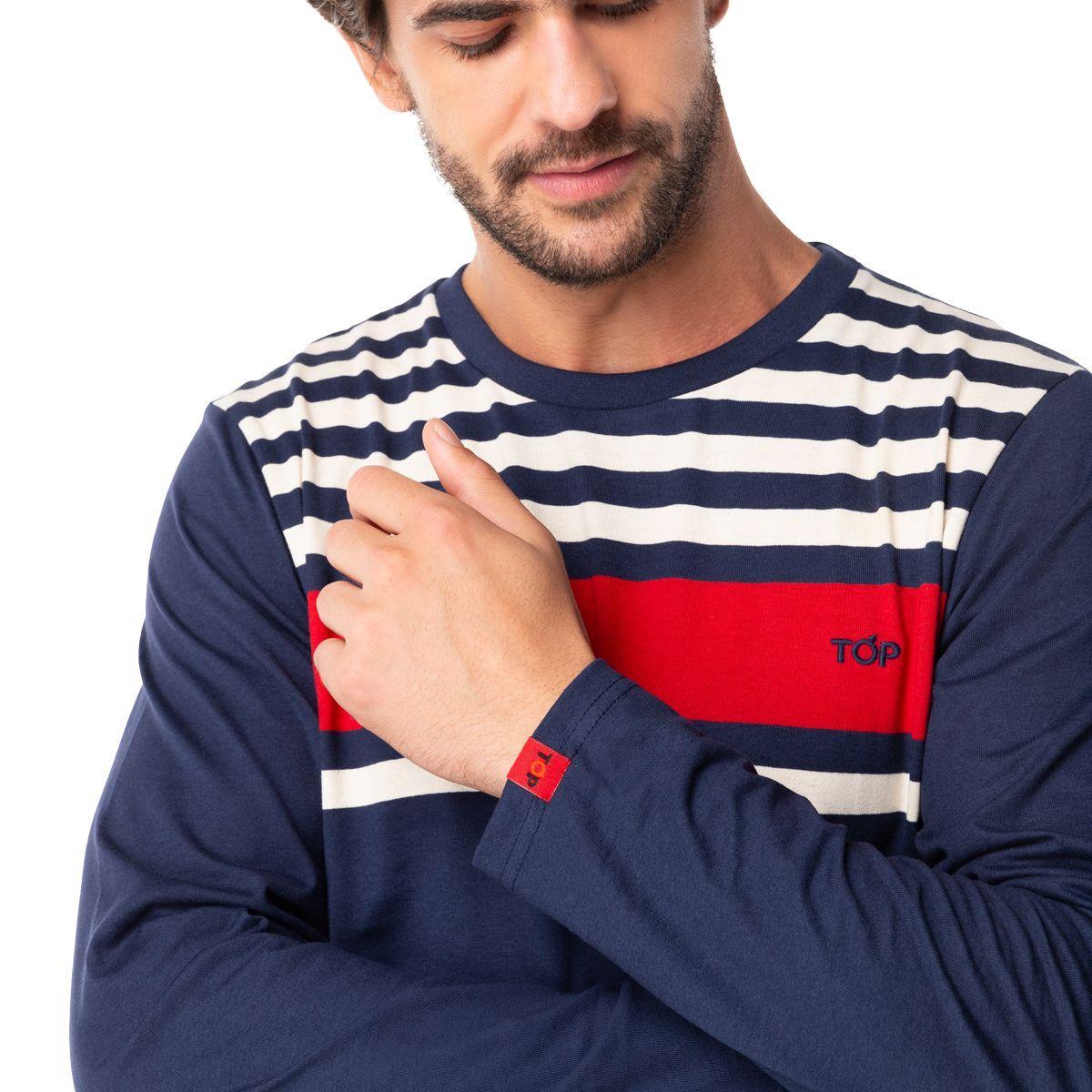 Pijama Hombre Largo Algodón Invierno C2 Top-2