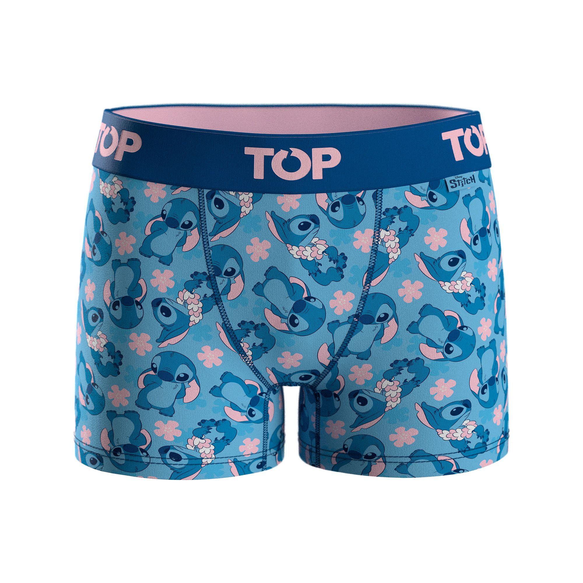 Bóxer Medio NIÑA Algodón Pack 4 Stitch C1 TOP-4