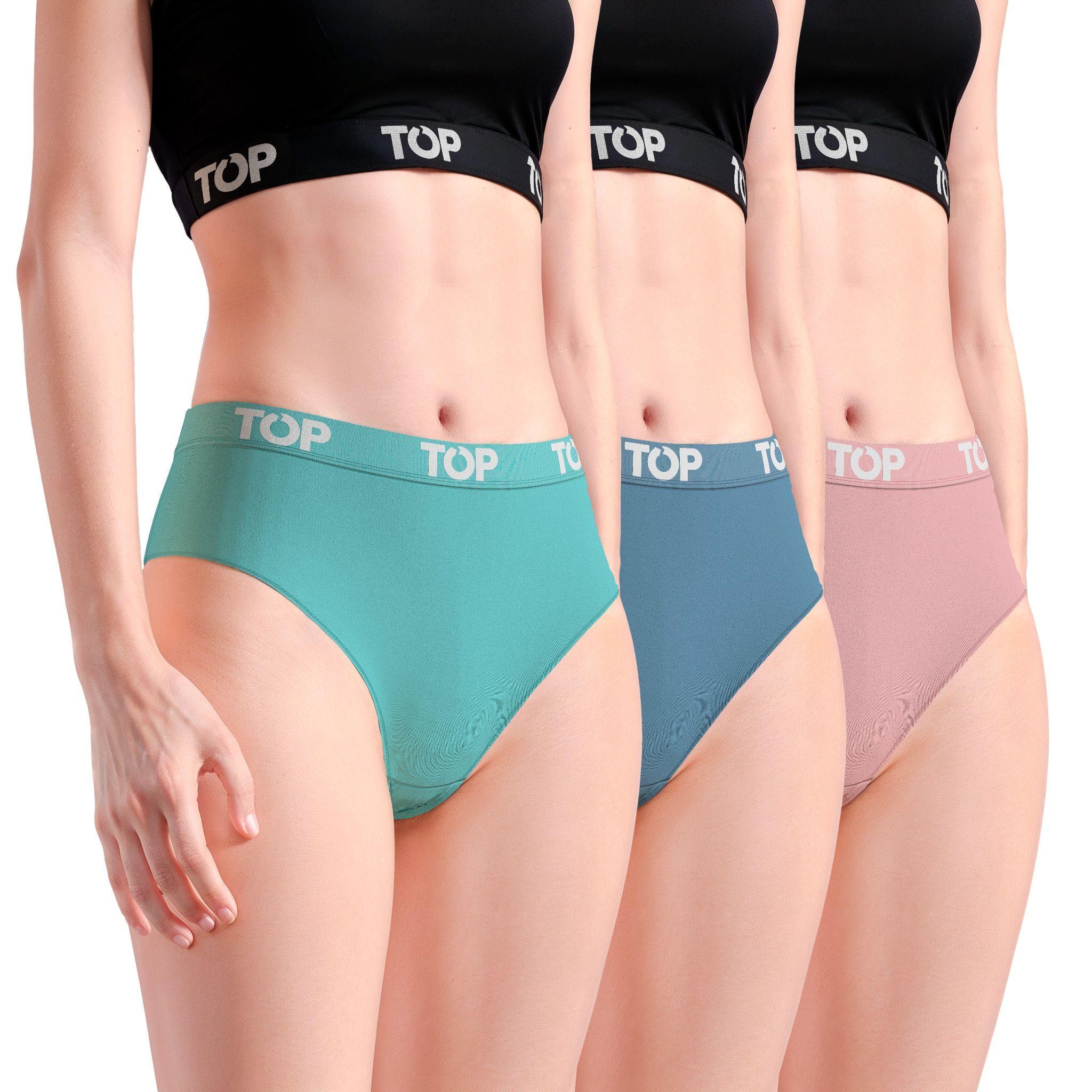 Calzón Hikini Algodón con Elástico Pack 3 C3 TOP-0