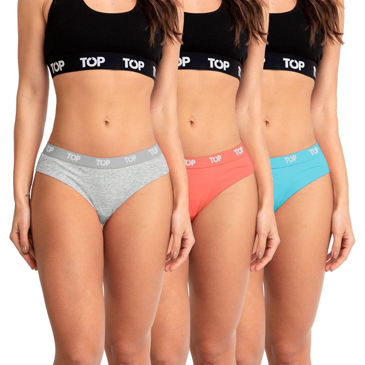 Calzón Bikini Algodón Pack 3 C12-0