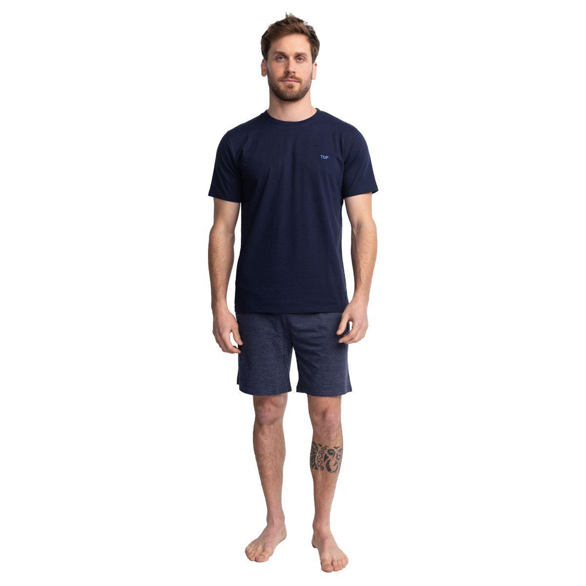 Pijama Hombre Algodón Verano C1 257 Top-0