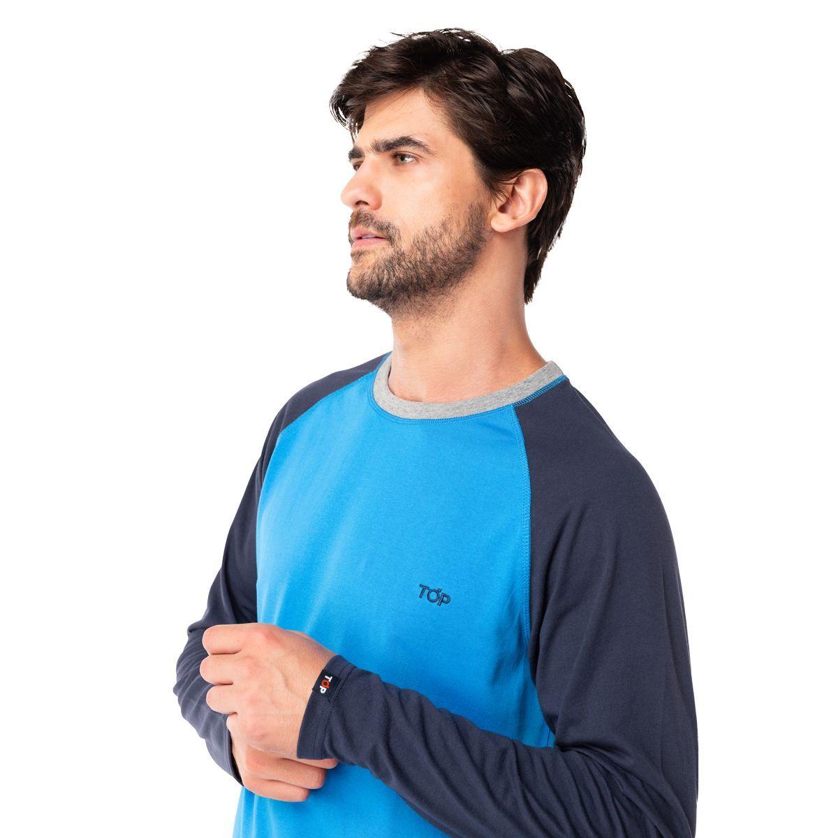 Pijama Largo Hombre Algodón Invierno C5 Top-2