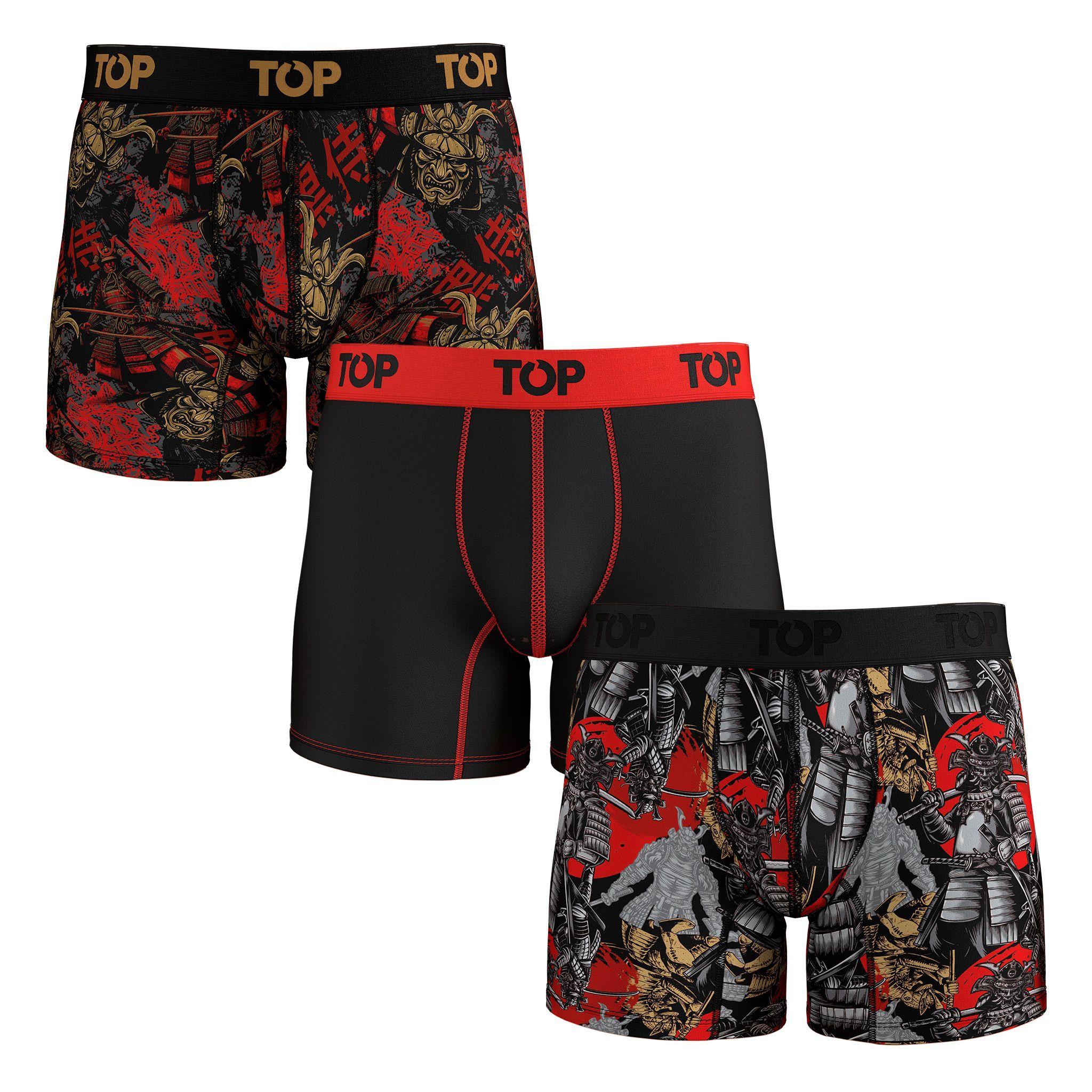 Bóxer Medio Algodón Pack 3 Guerreros - Samurai C2 TOP-0