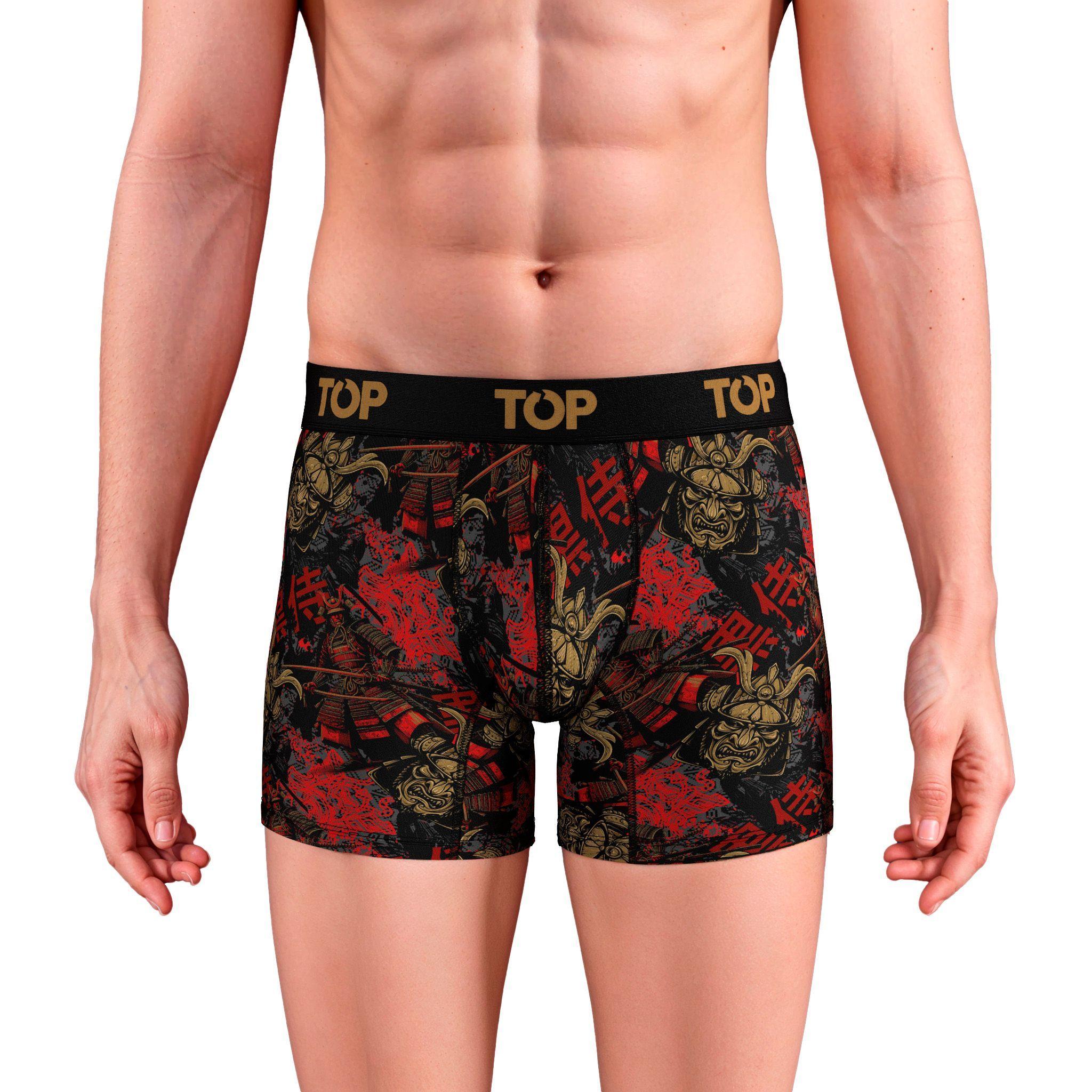 Bóxer Medio Algodón Pack 3 Guerreros - Samurai C2 TOP-1