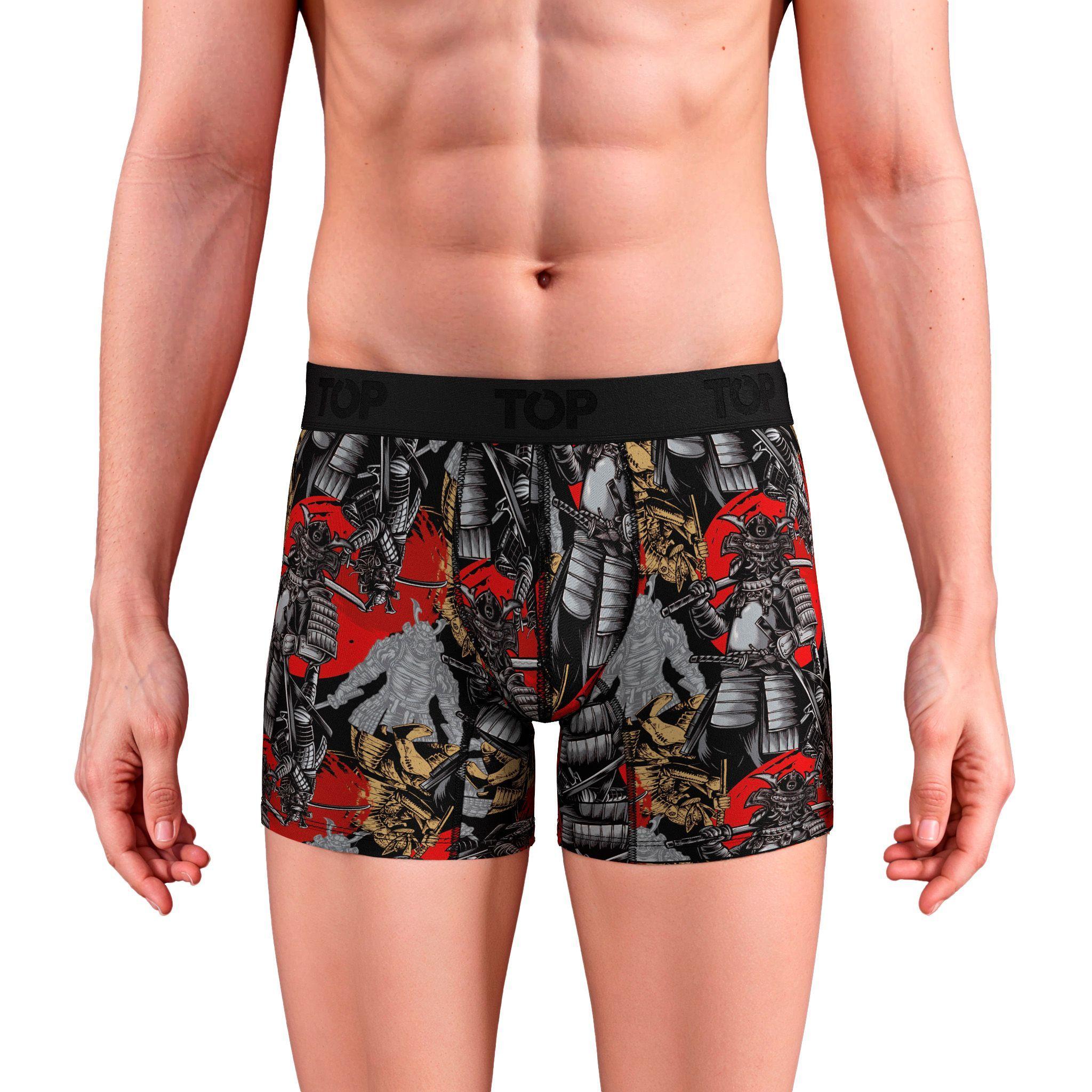 Bóxer Medio Algodón Pack 3 Guerreros - Samurai C2 TOP-3