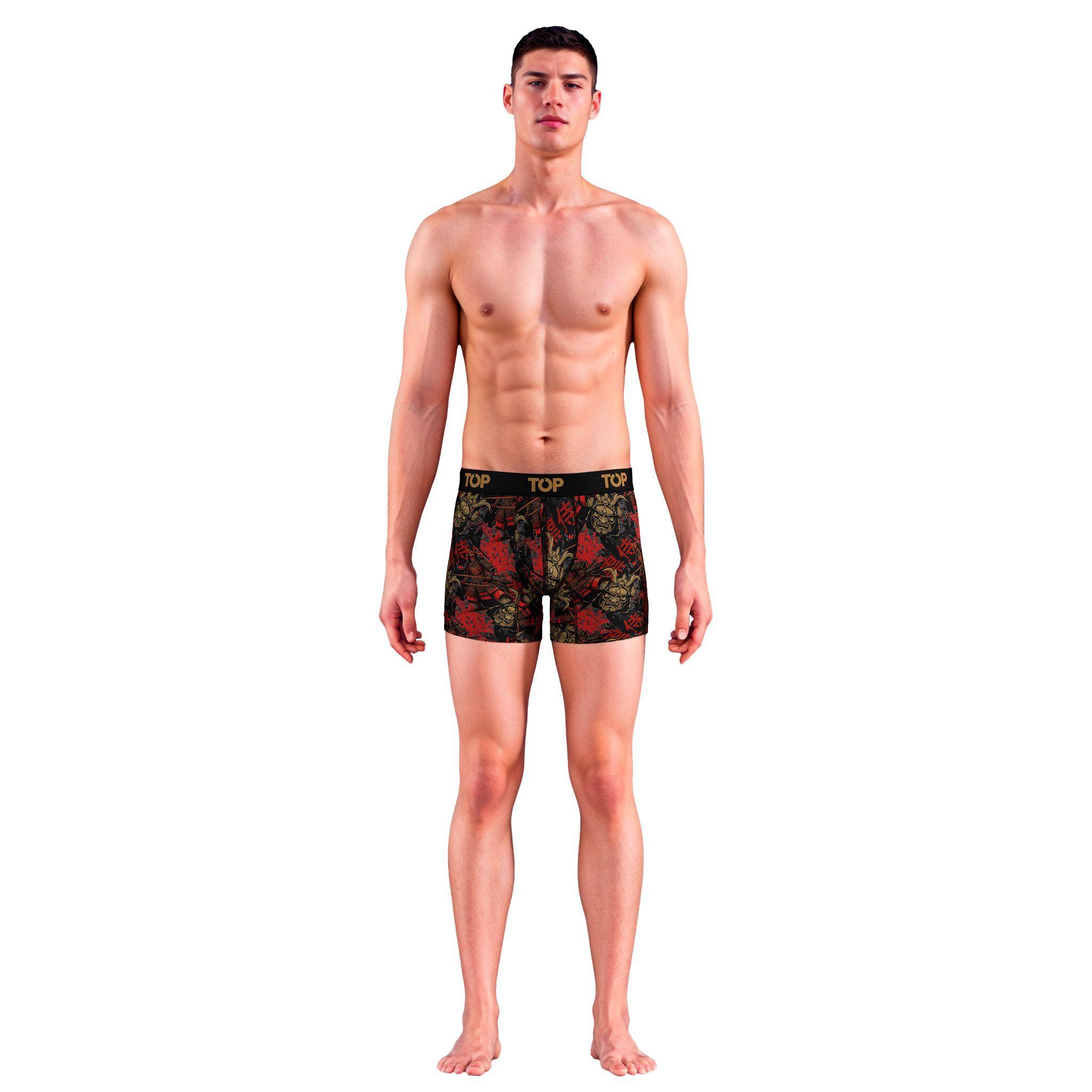 Bóxer Medio Algodón Pack 3 Guerreros - Samurai C2 TOP-5