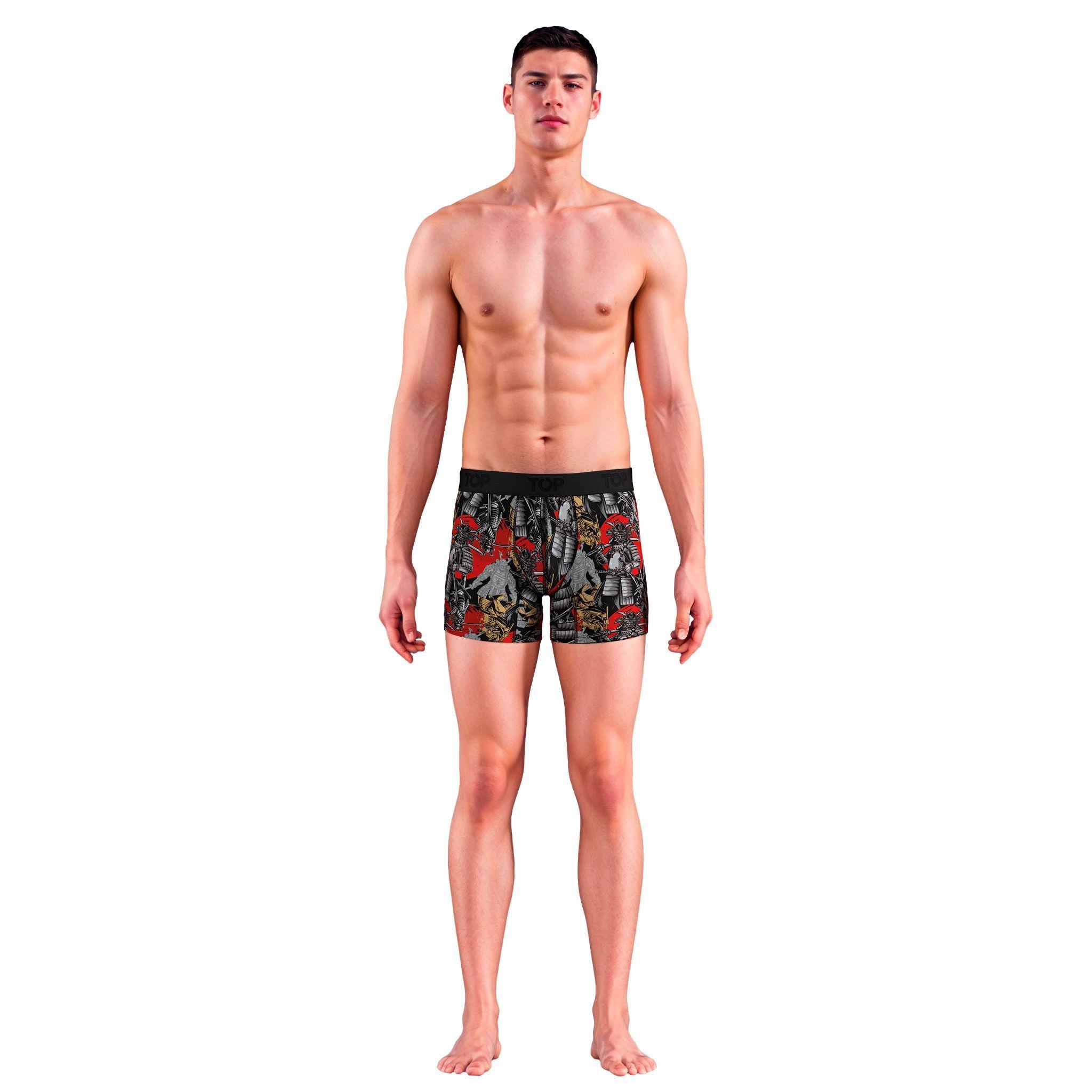Bóxer Medio Algodón Pack 3 Guerreros - Samurai C2 TOP-6