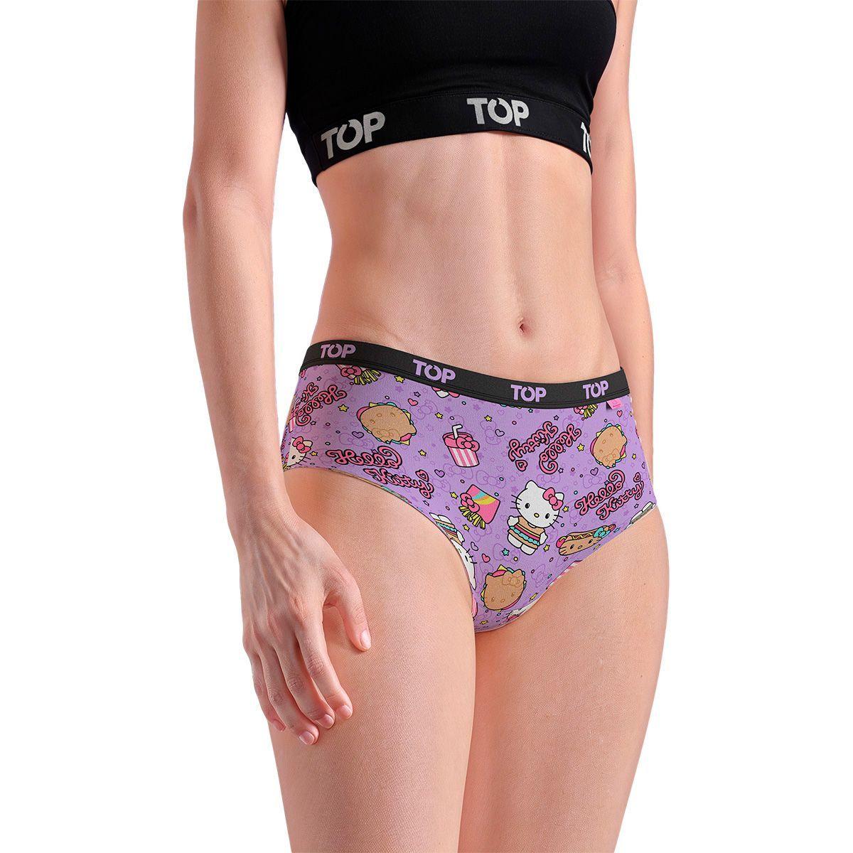 Calzón Pantaletas Algodón Con Elástico Pack 3 Hello Kitty C2 TOP-3
