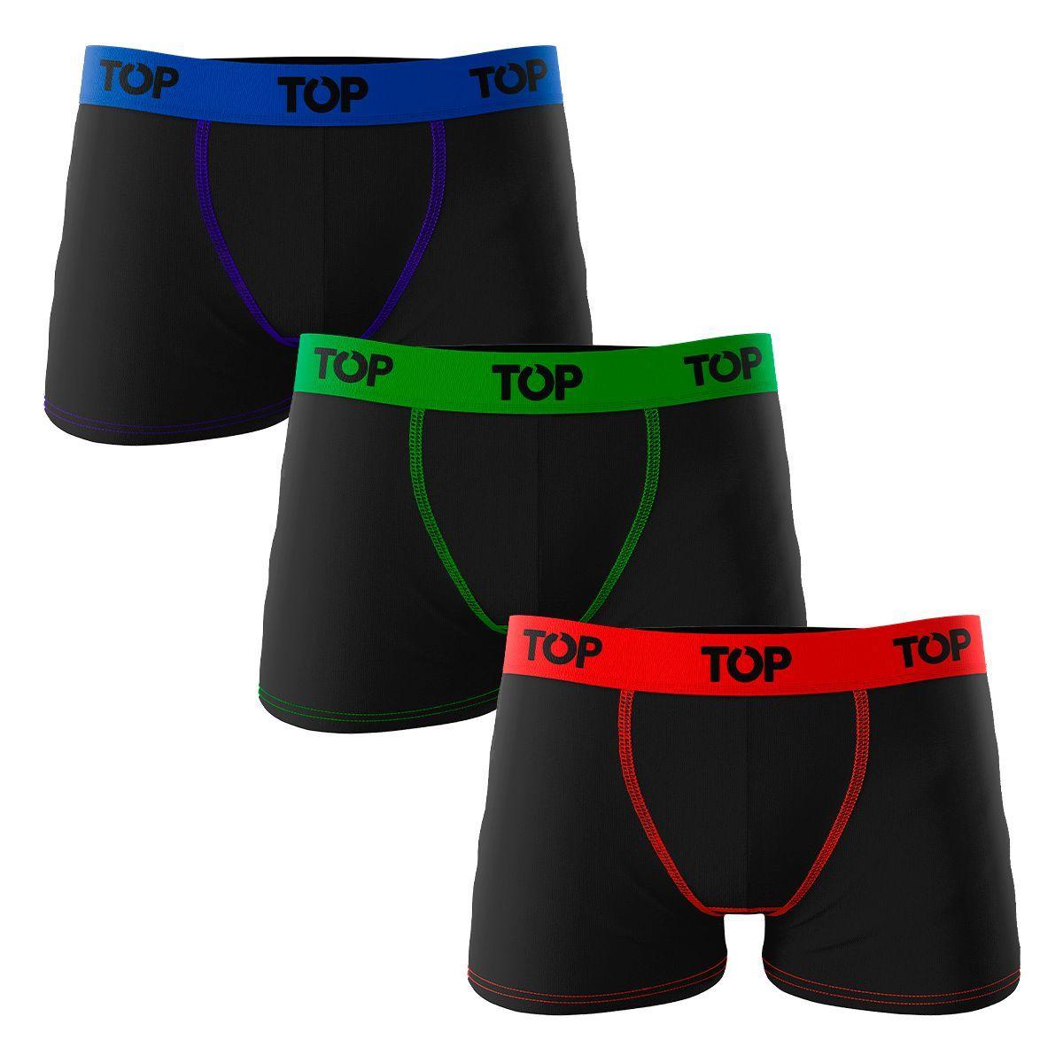 Bóxer Medio Niño Algodón Pack 3 C7 TOP-0