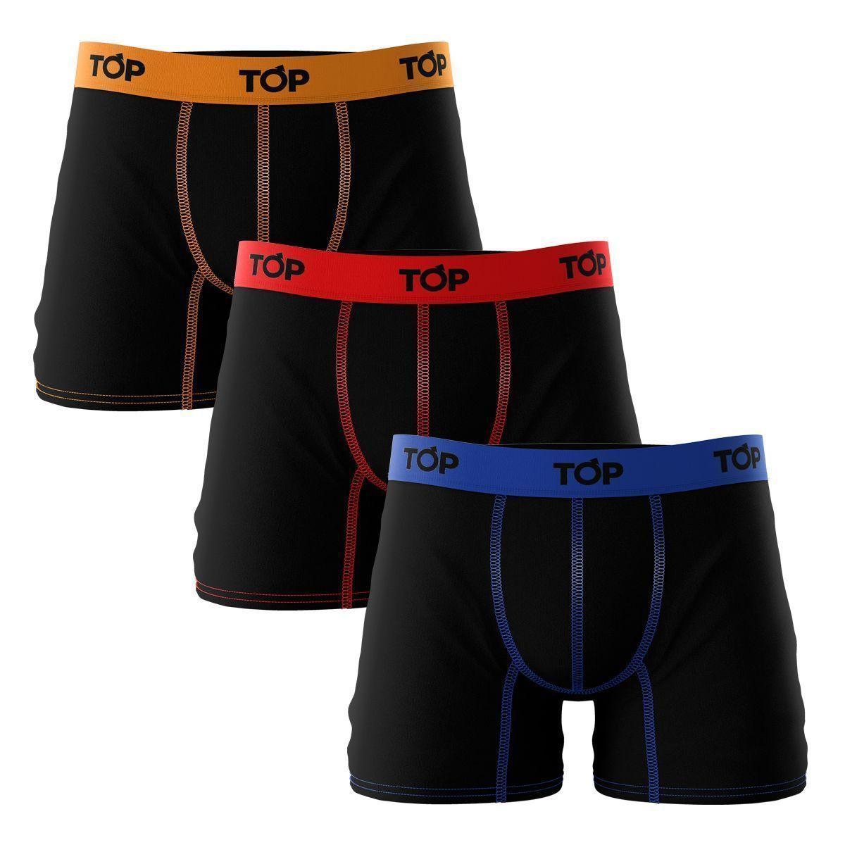 Bóxer Medio Algodón Pack 3 C15 Top-3