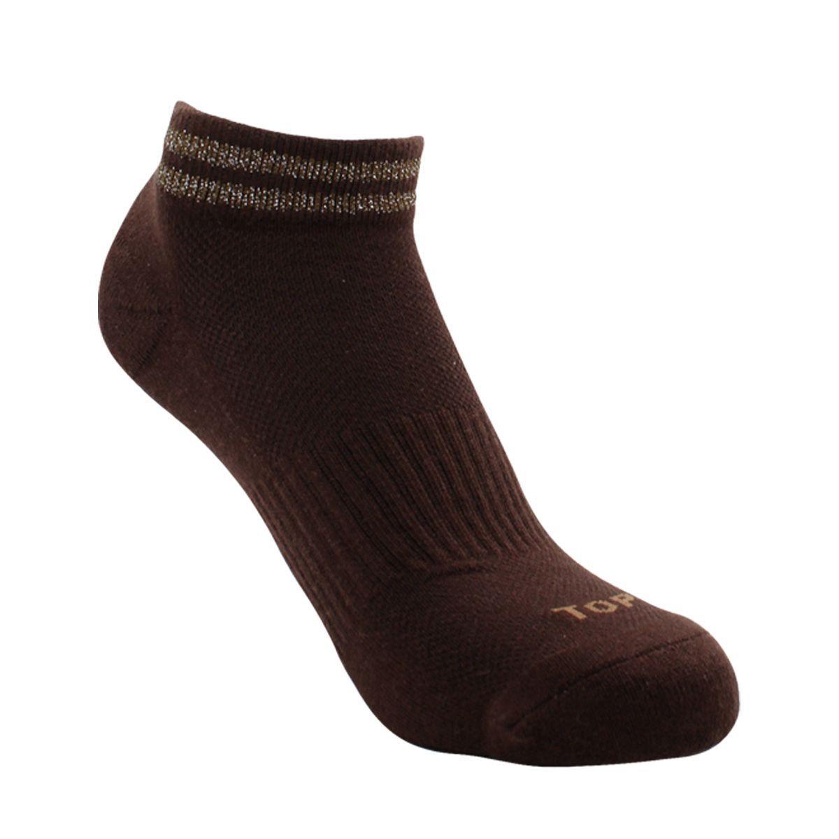 Calcetines Deportivos Tobilleros Mujer Pack 5 Con Brillos C2 TOP-4