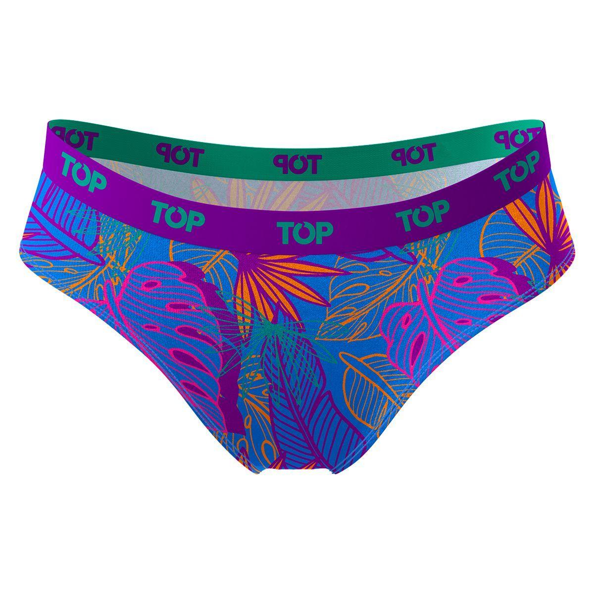 Calzón Bikini Algodón Pack 3 Neón C3 Top-5