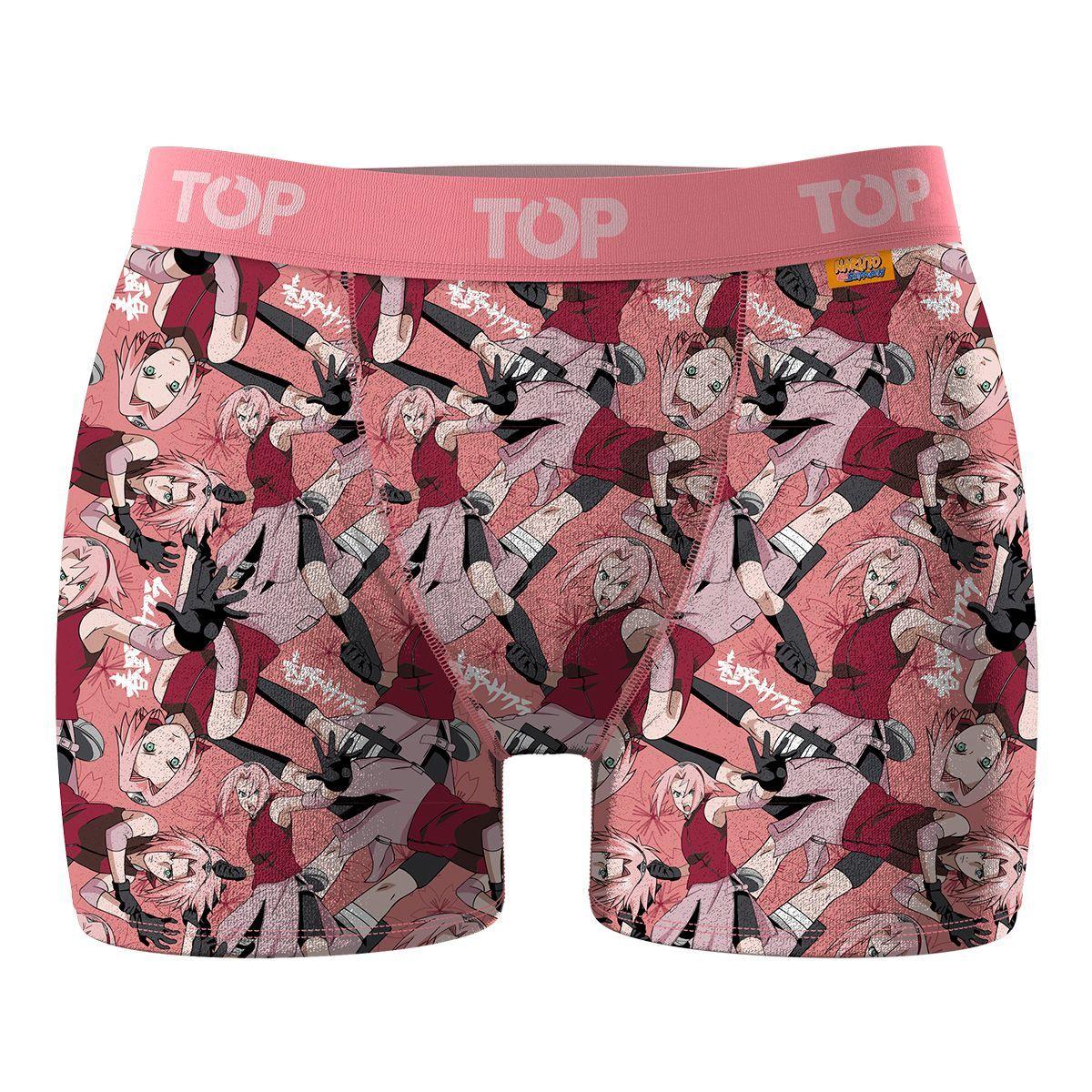Bóxer Mujer Algodón Naruto Shippuden Pack 3 C1 Top-1