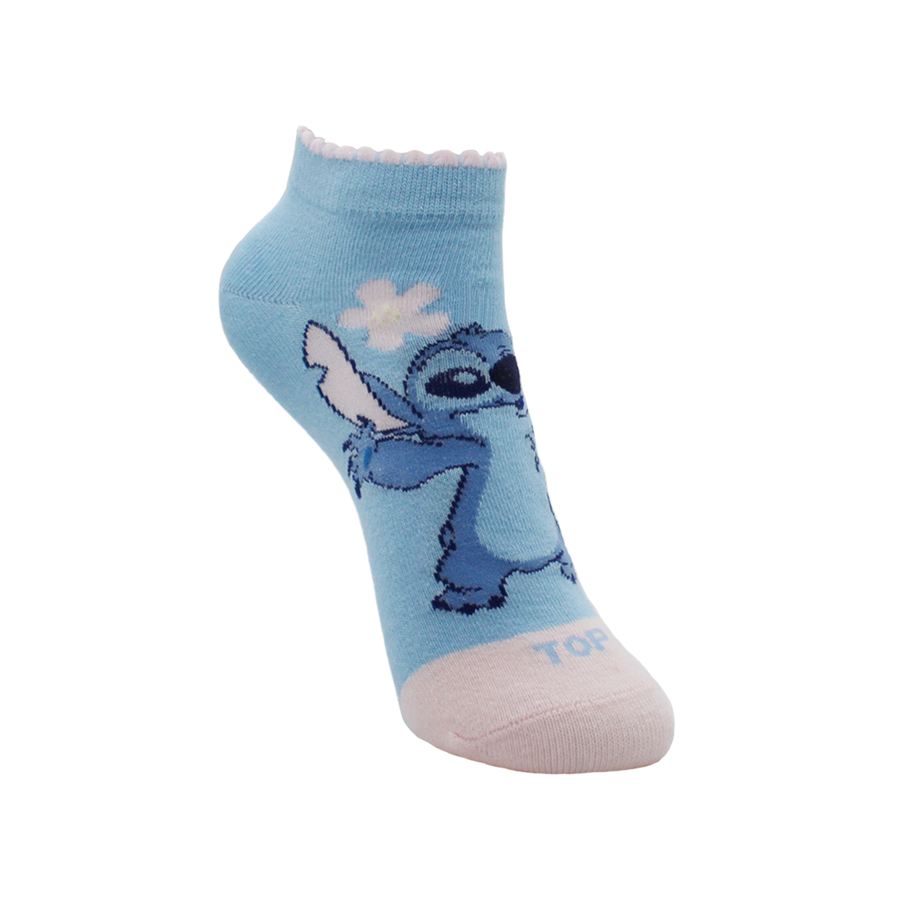 CALCETINES TOBILLEROS MUJER ALGODÓN PACK 2 STITCH C1 TOP-2