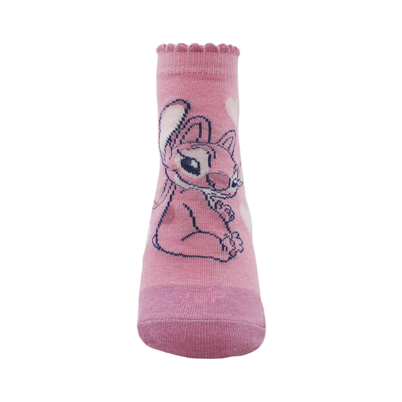 CALCETINES TOBILLEROS MUJER ALGODÓN PACK 2 STITCH C1 TOP-3