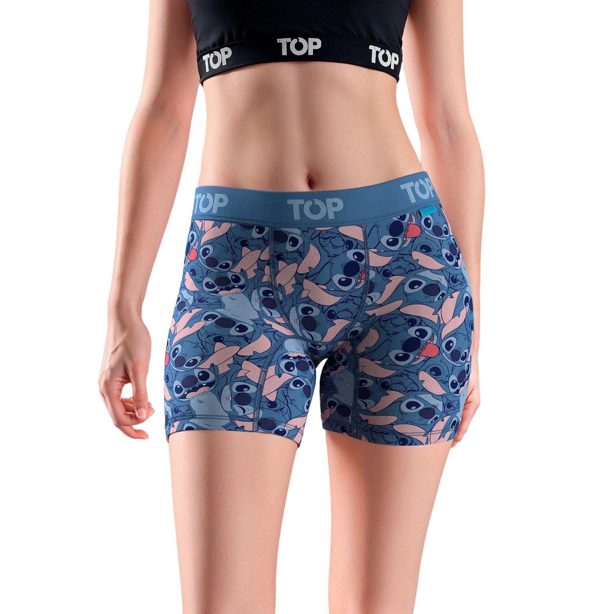 Bóxer Medio MUJER Algodón Pack 3 Stitch C1 TOP-4