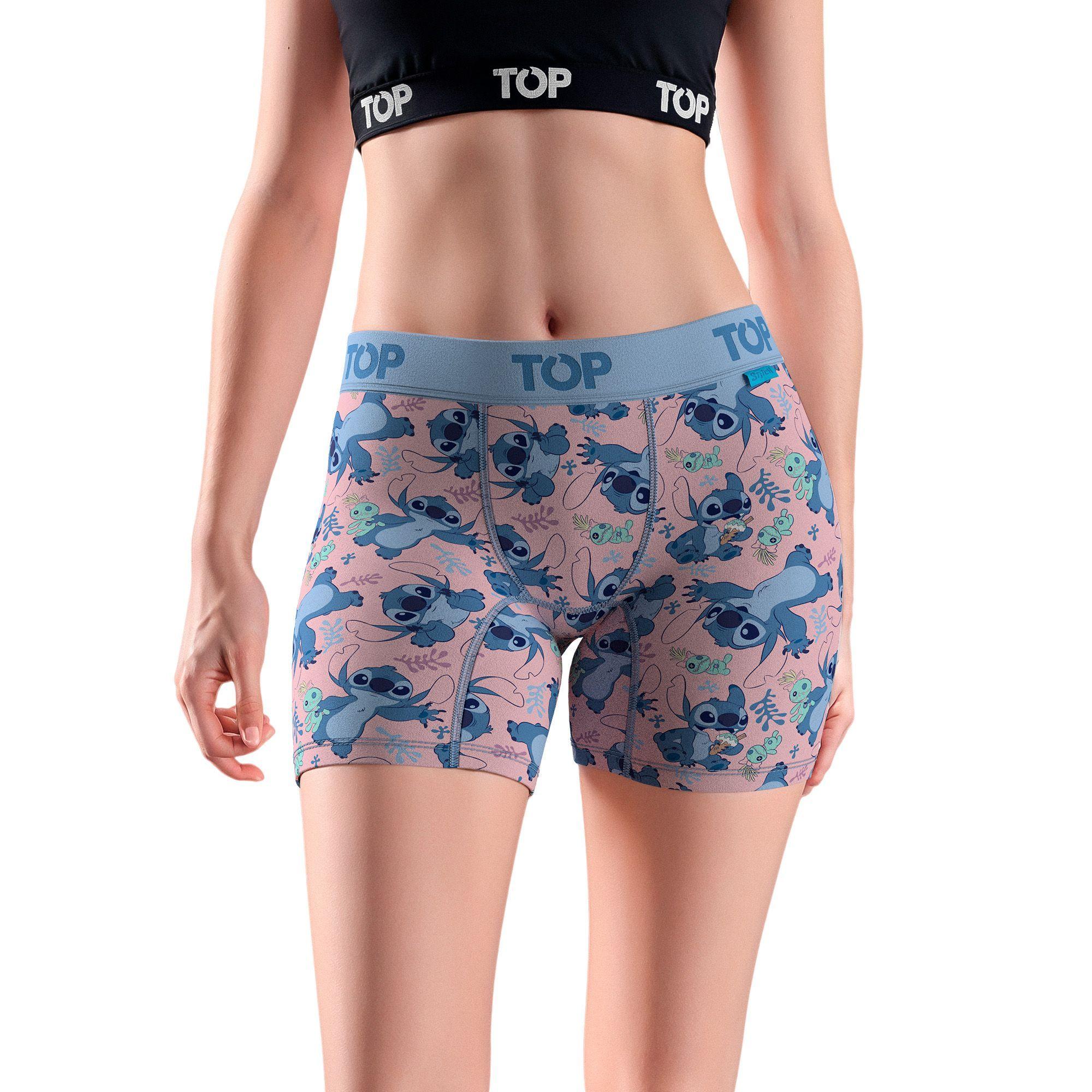 Bóxer Medio MUJER Algodón Pack 3 Stitch C1 TOP-5
