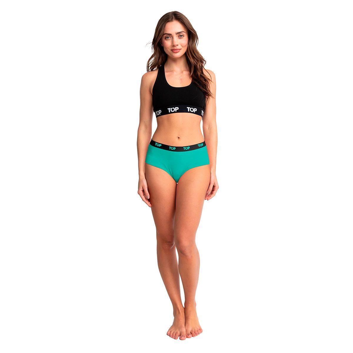 Calzón Pantaletas Algodón Con Elástico Pack 3 C9 Top-2