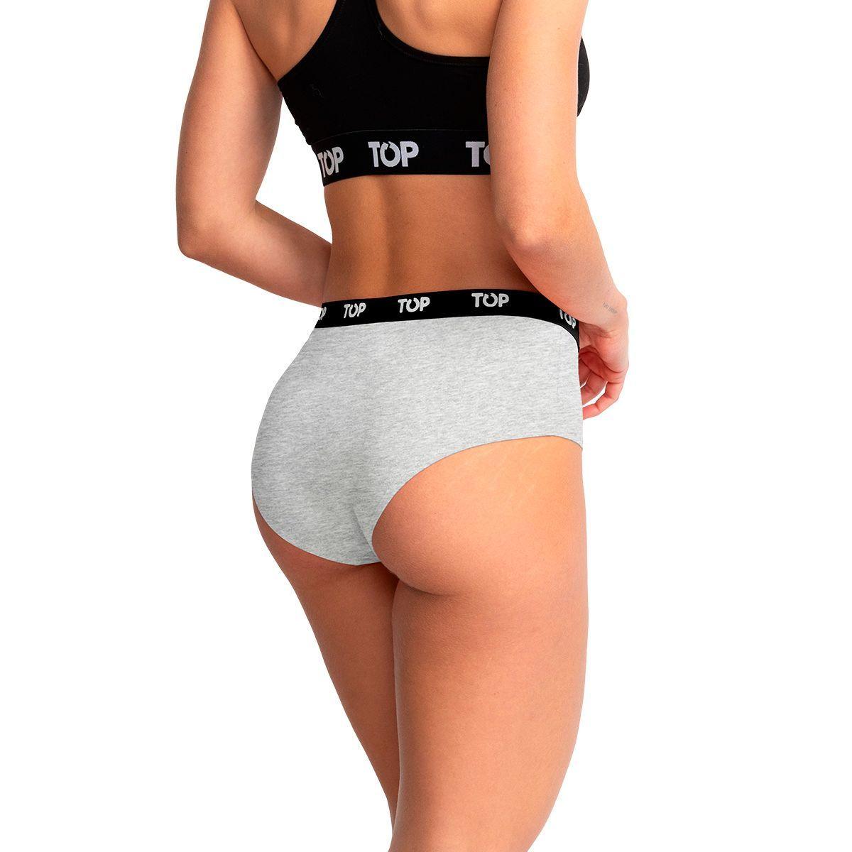Calzón Pantaletas Algodón Con Elástico Pack 3 C9 Top-5