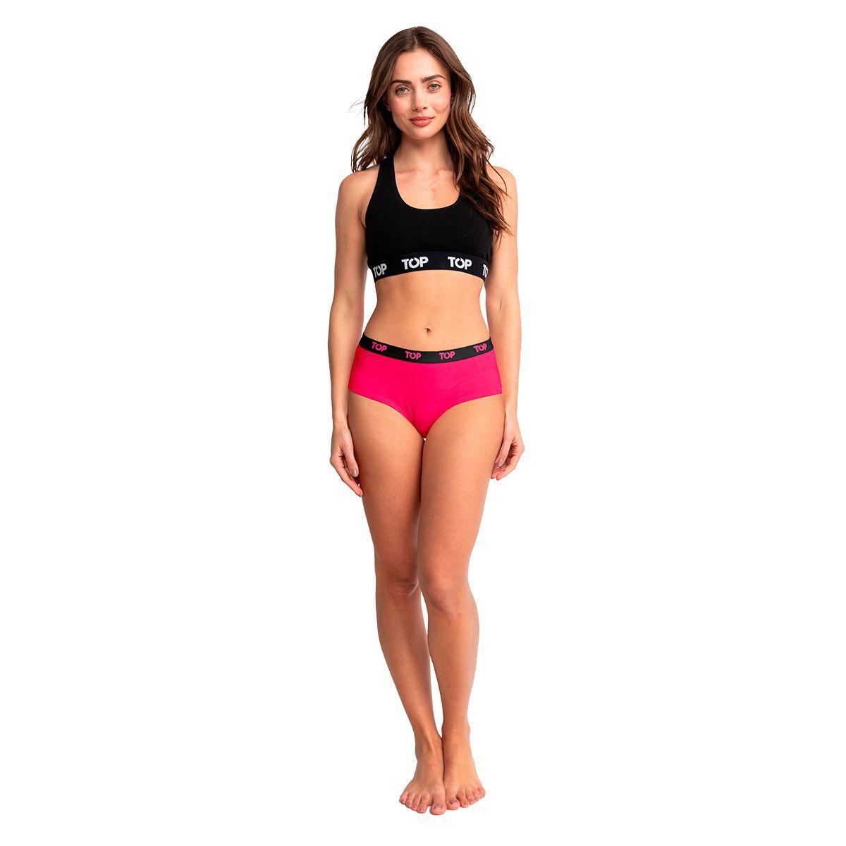 Calzón Pantaletas Algodón Con Elástico Pack 3 C9 Top-6