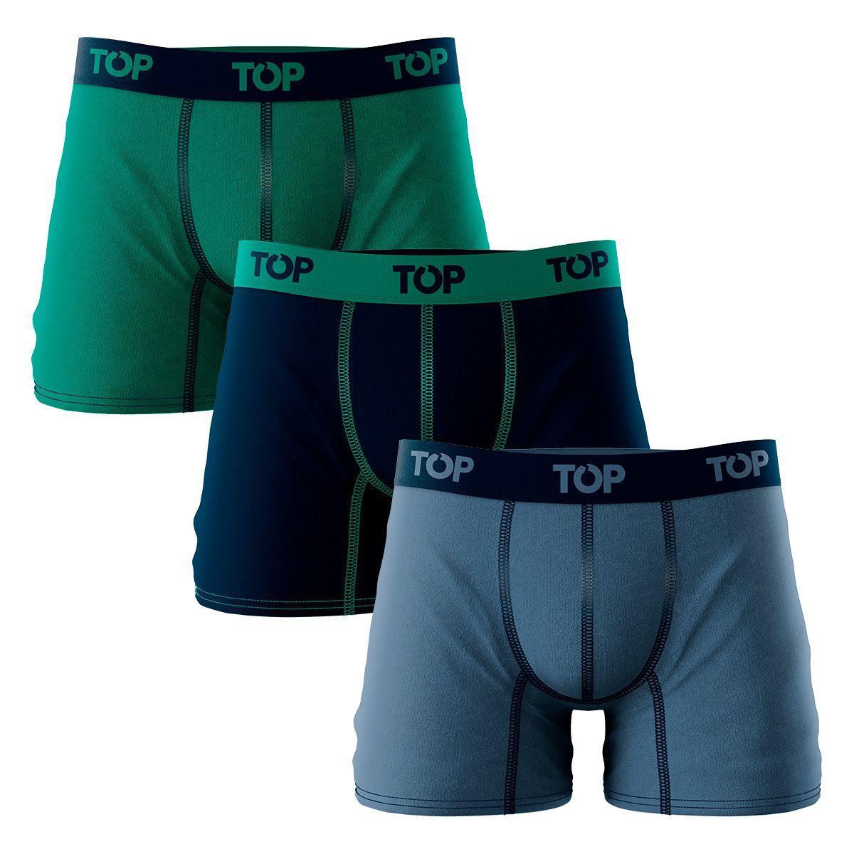 Bóxer Medio Algodón Pack 3 PK C19 TOP-0