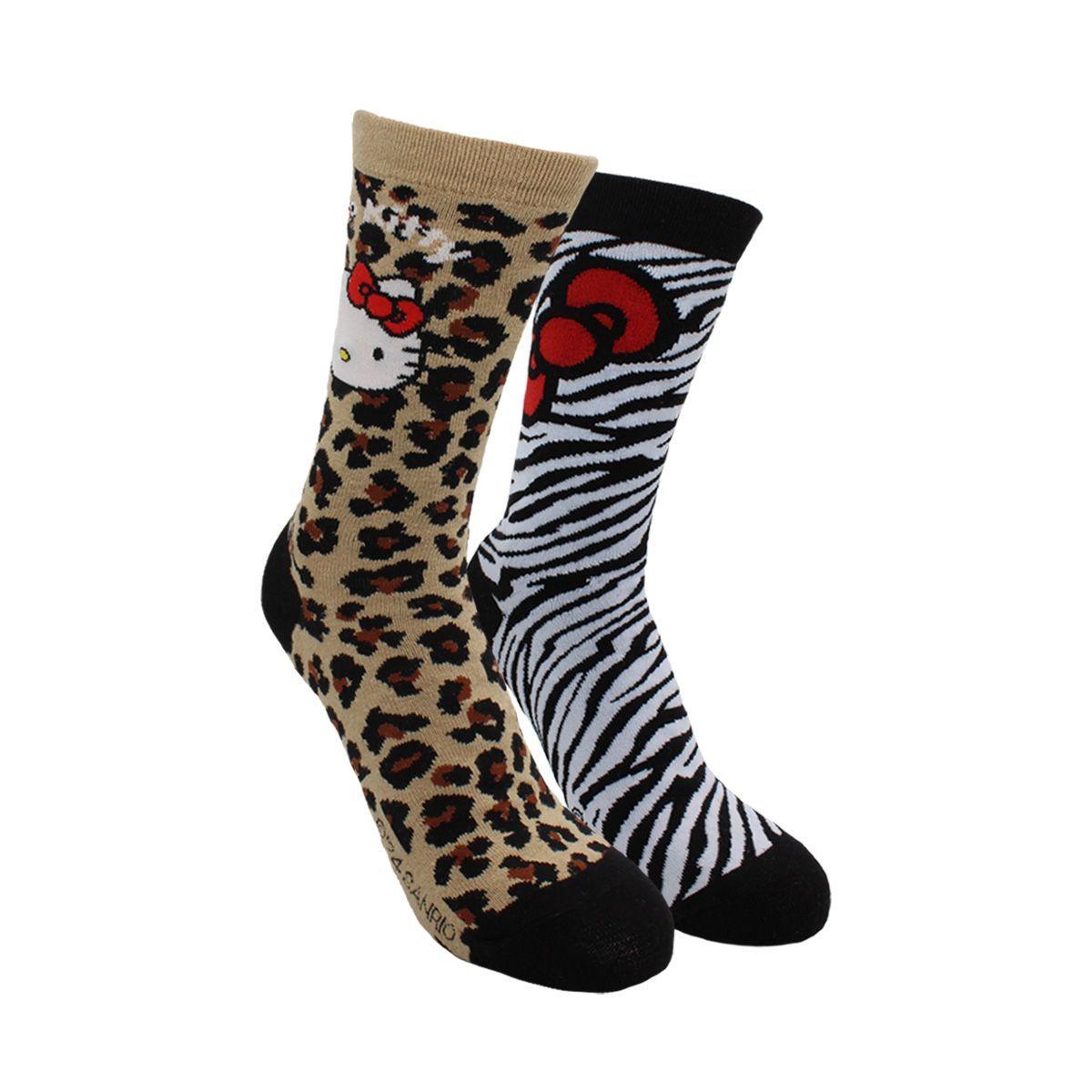 Calcetines Largos Niña Algodón Pack 2 Hello Kitty C1 TOP-0