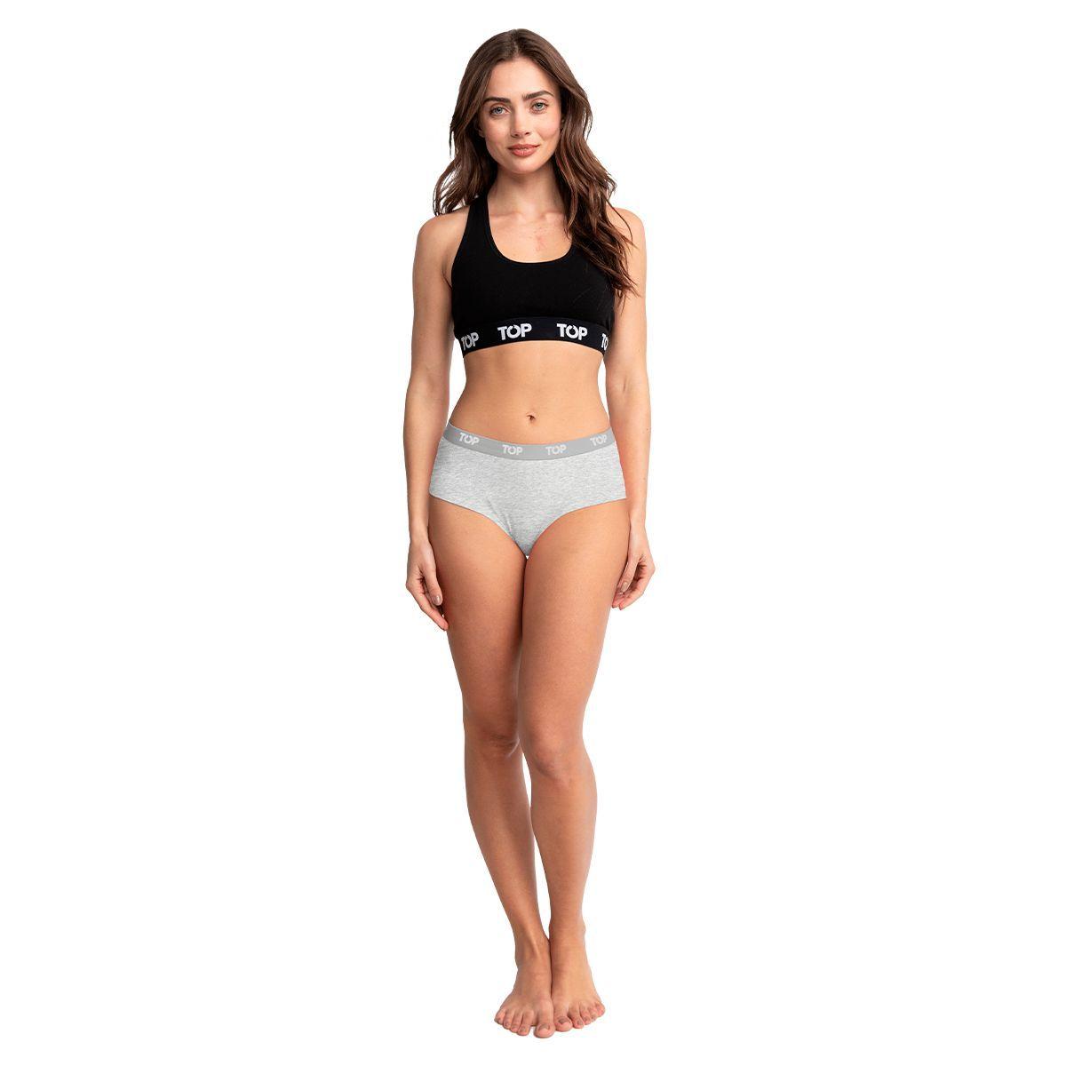 Calzón Pantaletas Algodón Con Elástico Pack 3 C8 Top-2