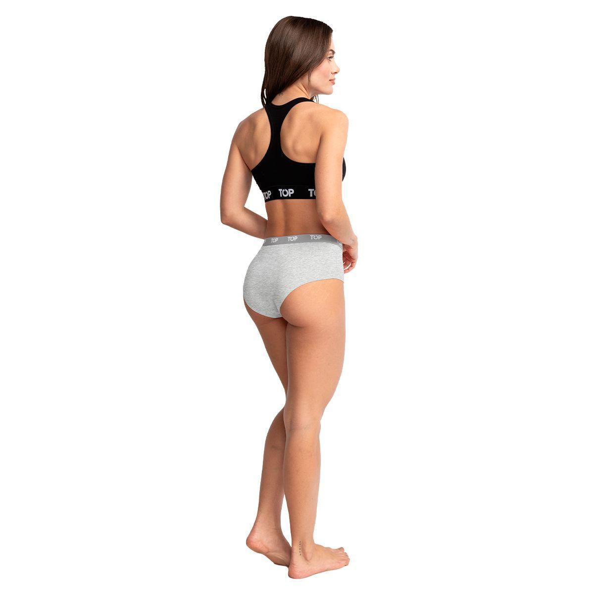 Calzón Pantaletas Algodón Con Elástico Pack 3 C8 Top-3