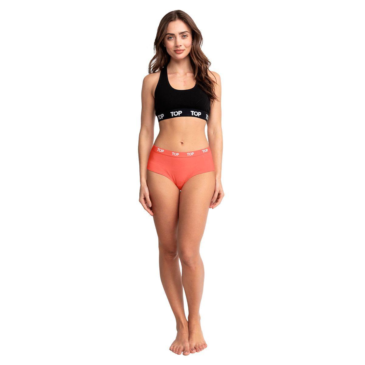 Calzón Pantaletas Algodón Con Elástico Pack 3 C8 Top-4