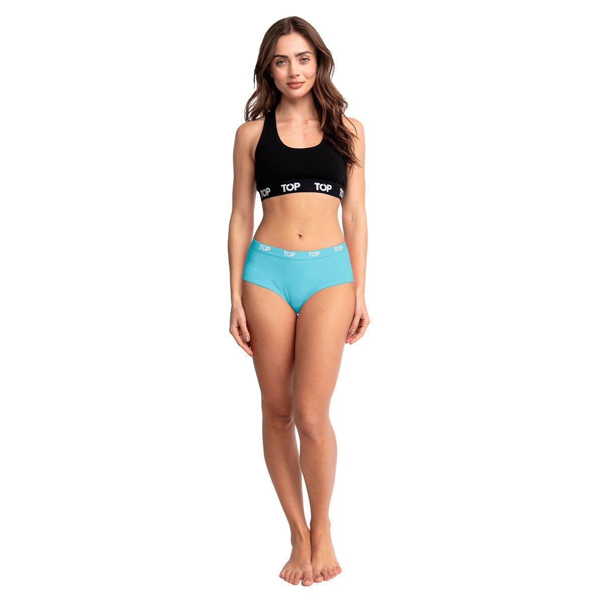 Calzón Pantaletas Algodón Con Elástico Pack 3 C8 Top-6