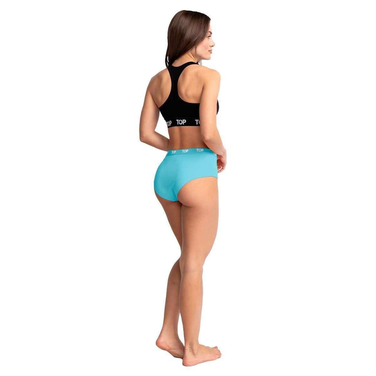 Calzón Pantaletas Algodón Con Elástico Pack 3 C8 Top-7